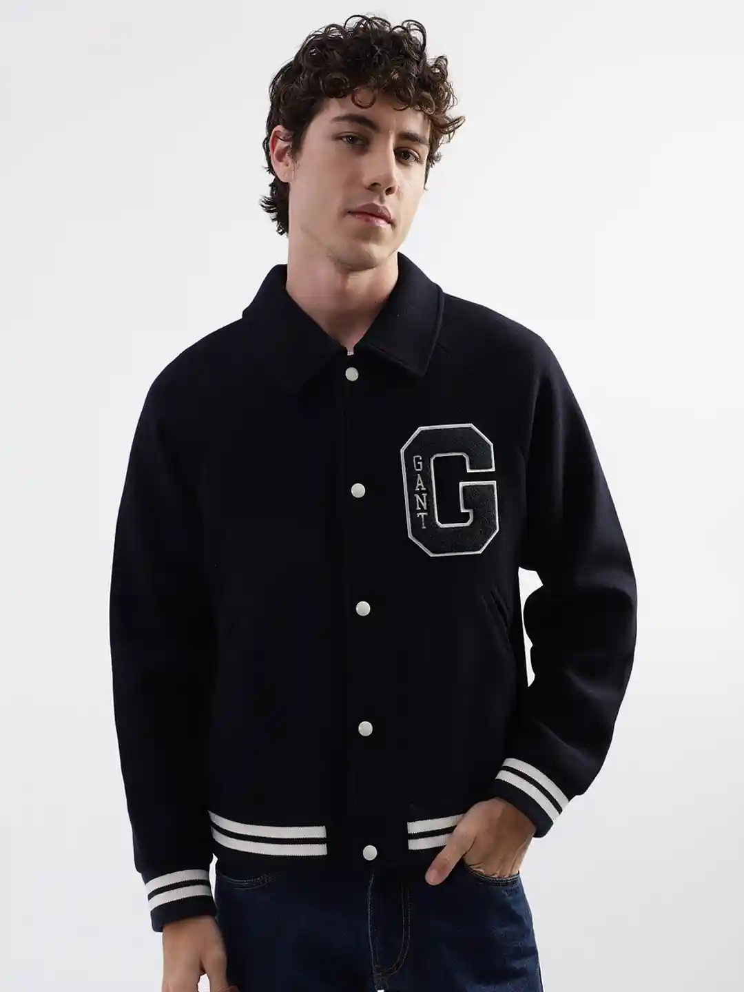 Buy GANT Woollen Varsity Jacket Jackets for Men 25041250 Myntra