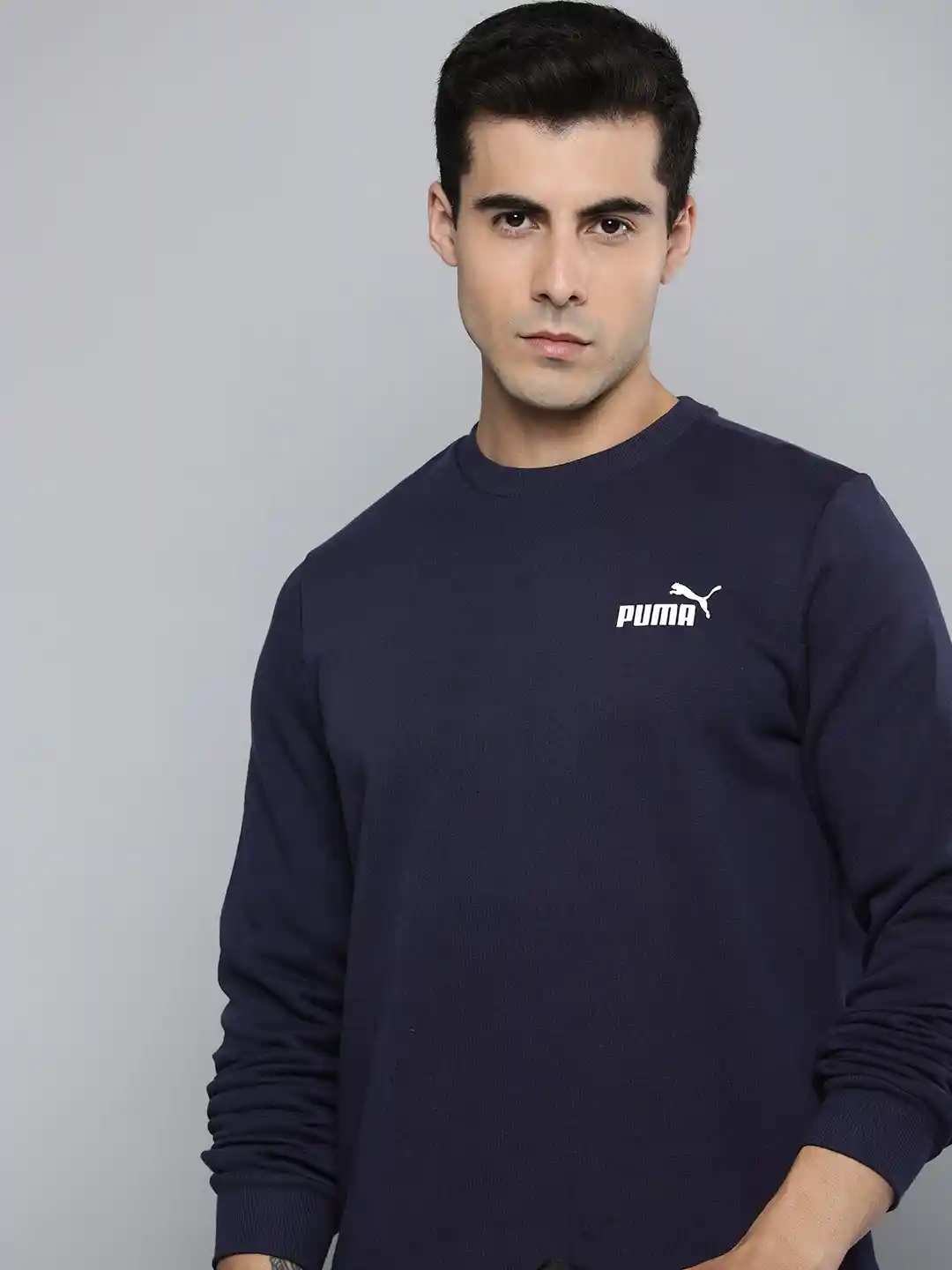 Buy Puma Ess Small Logo Fleece Sweatshirt - Sweatshirts for Men 25072494 |  Myntra