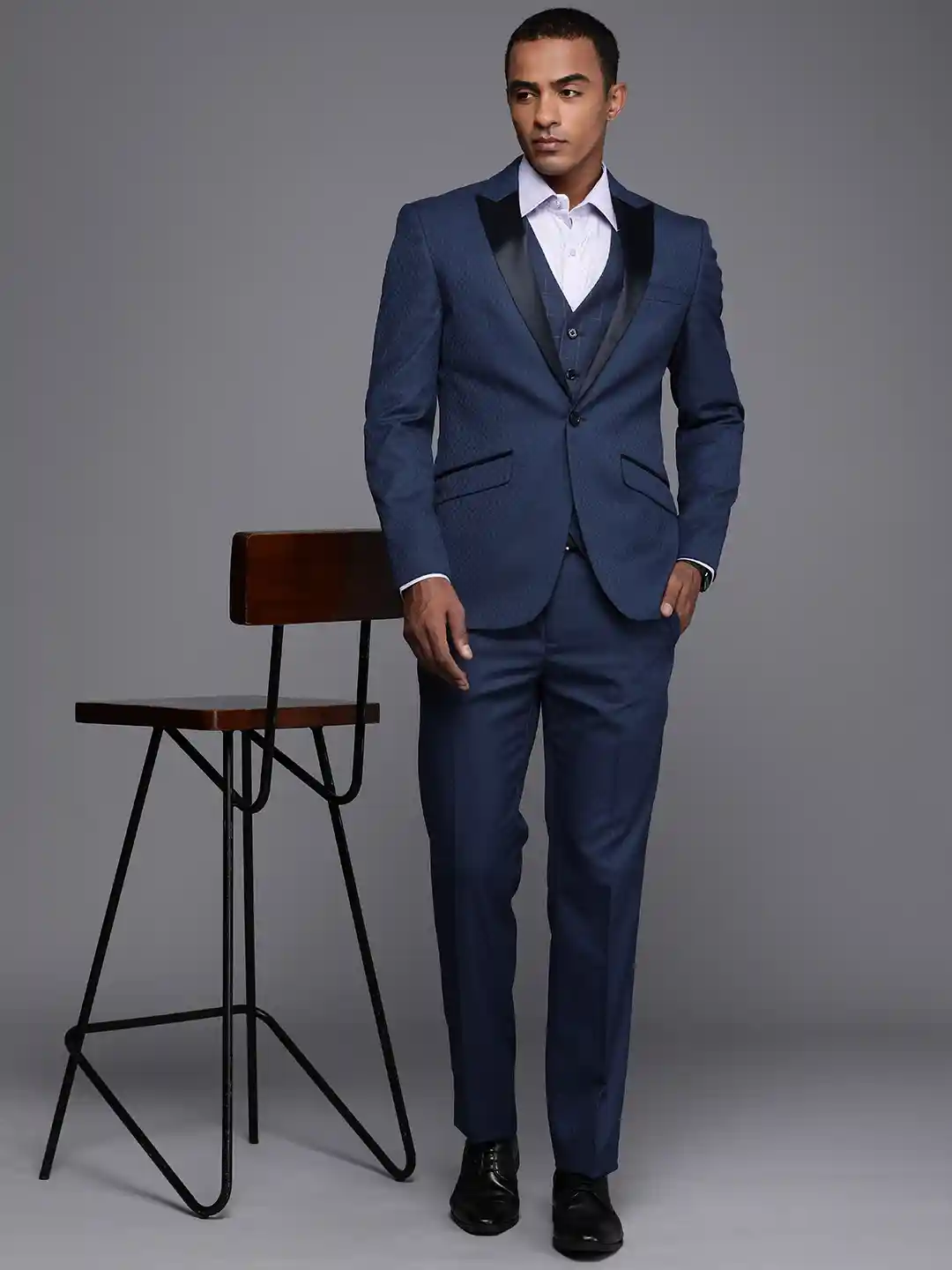 Formal Suits Louis Philippe Suits Blue Louis Philippe Men Navy