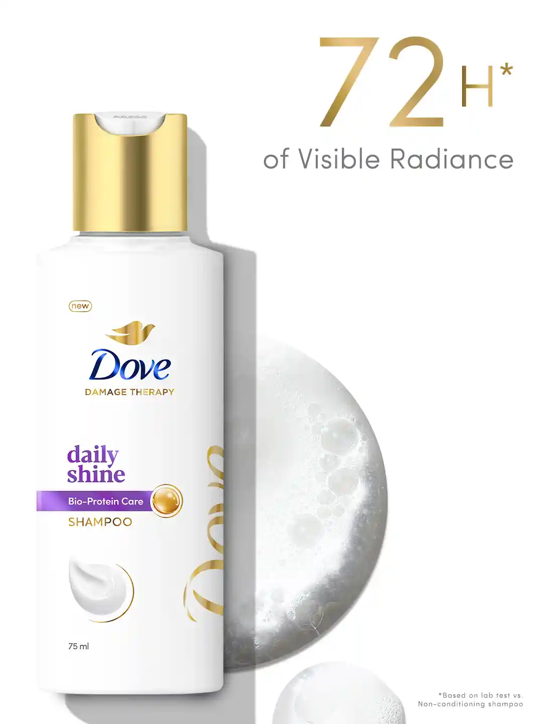 Dove Hair Therapy Daily Shine Shampoo 75 ml