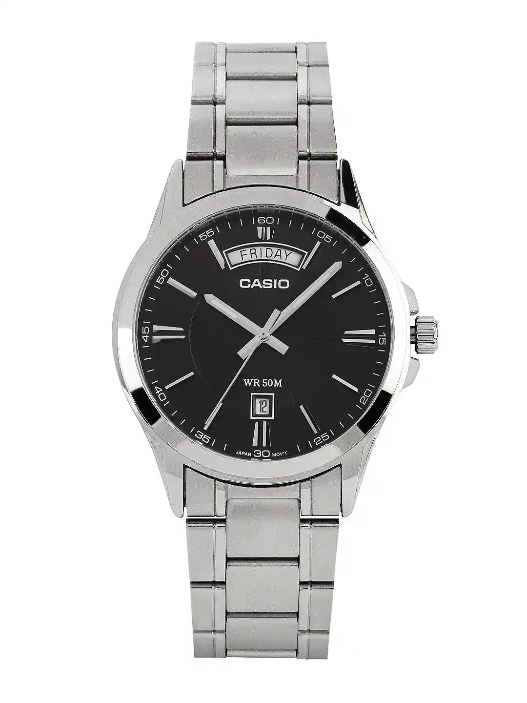 Buy Casio Enticer Men Black Analogue watch A840 MTP-1381D-1AVDF