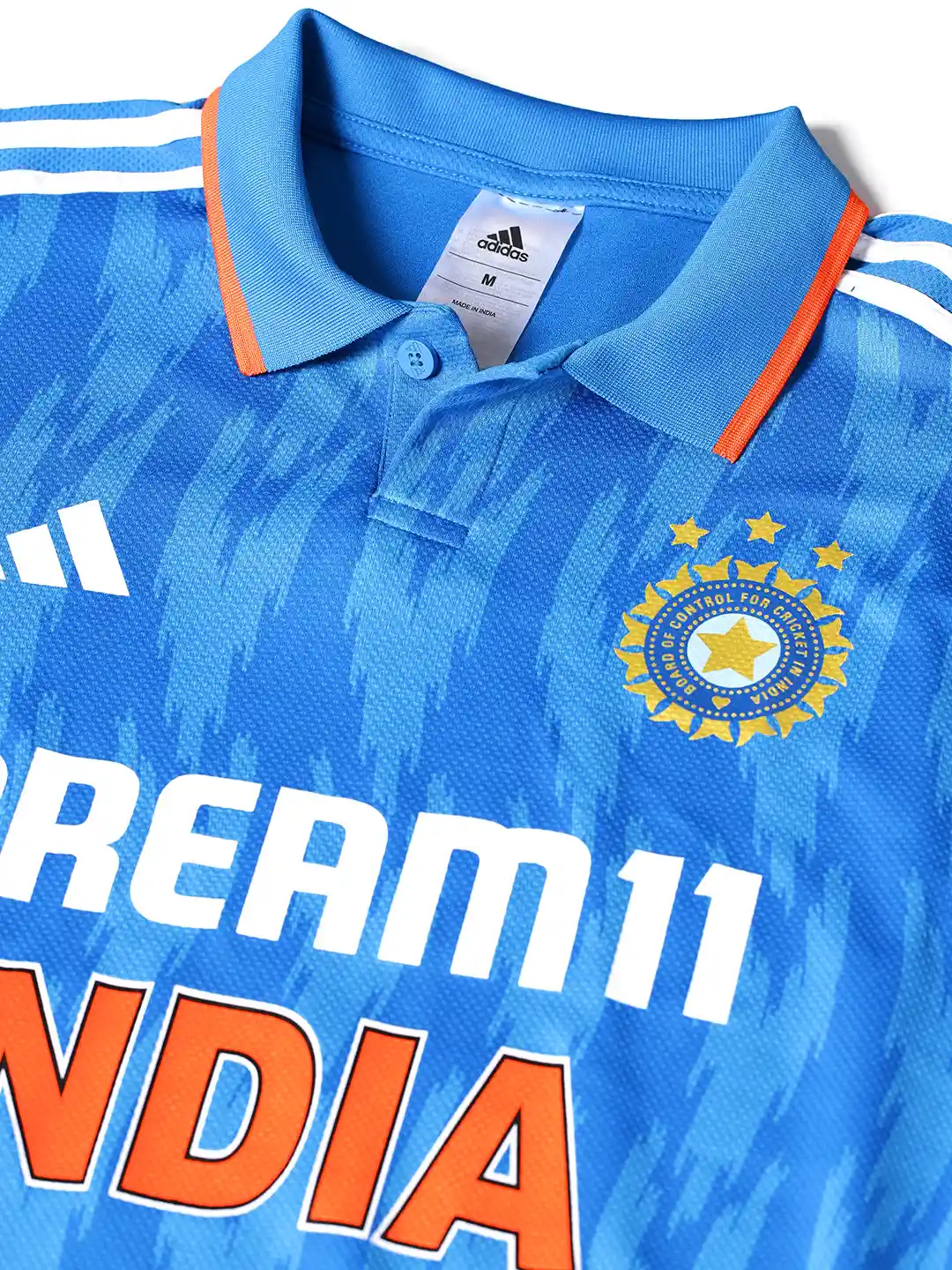 Buy ADIDAS Men Indian Cricket ODI Fan Polo Collar Jersey Tshirts