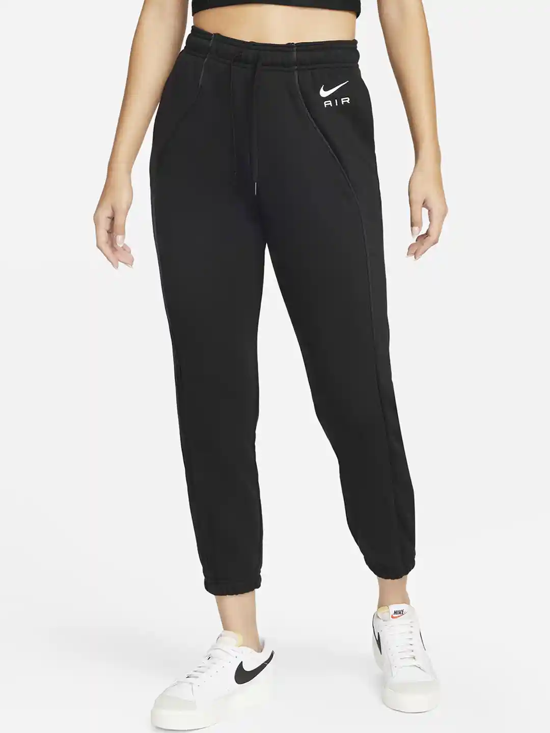 Nike Fleece Joggers Nike Joggers Women Black Black Nike Sweatpants - Main Image