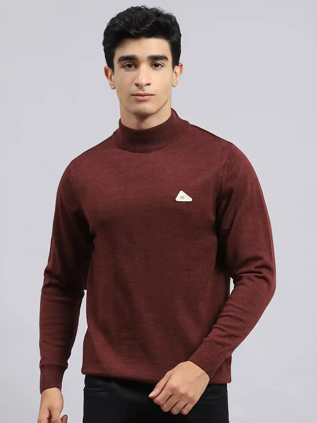 Buy Monte Carlo High Neck Woollen Pullover Sweater Sweaters for
