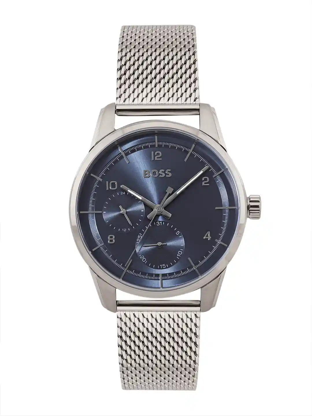 Buy Hugo Boss Men Sophio Solid Dial Stainless Steel Bracelet