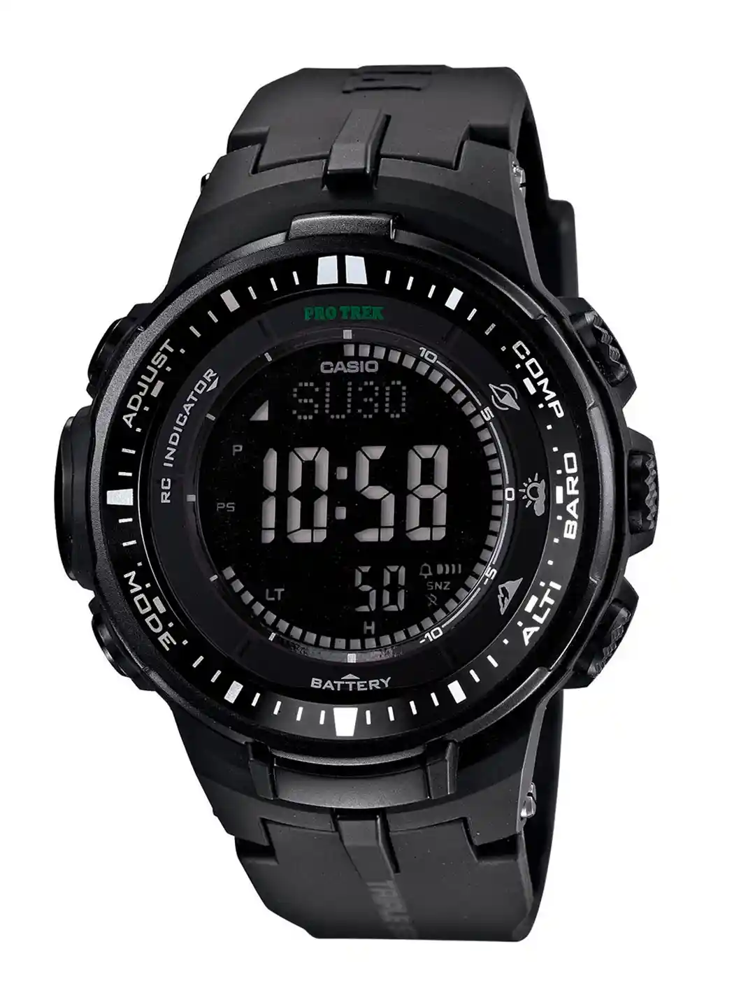 Buy Casio Protrek Men Black Digital Watches (SL67) PRW-3000-1ADR