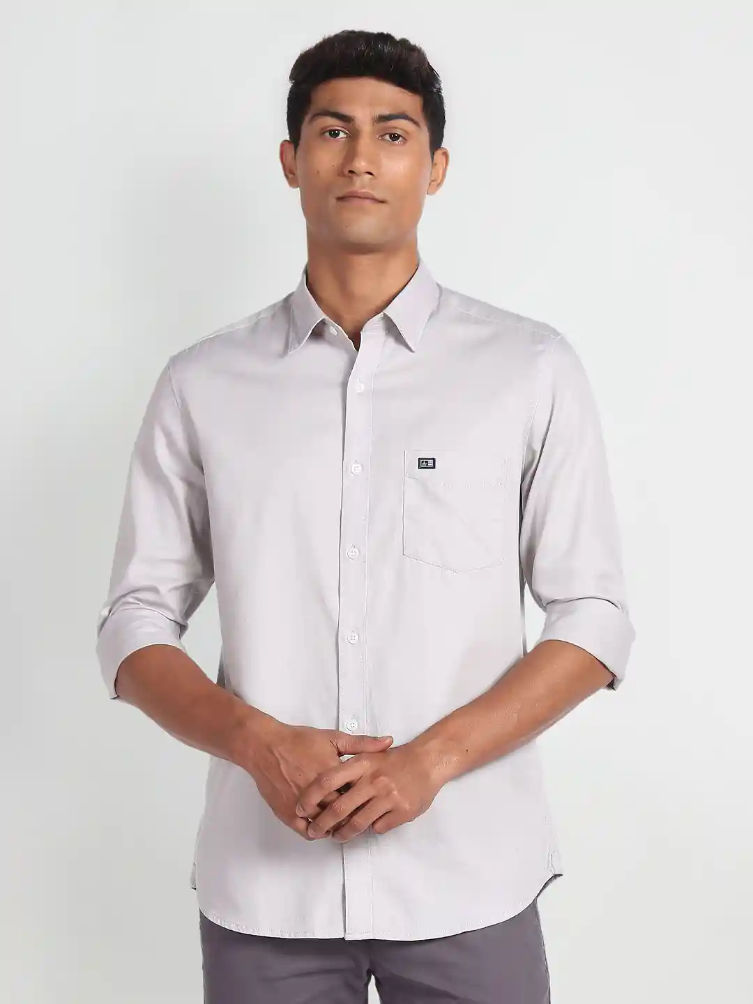 Buy Arrow Sport Slim Fit Dobby Casual Pure Cotton Shirt Shirts