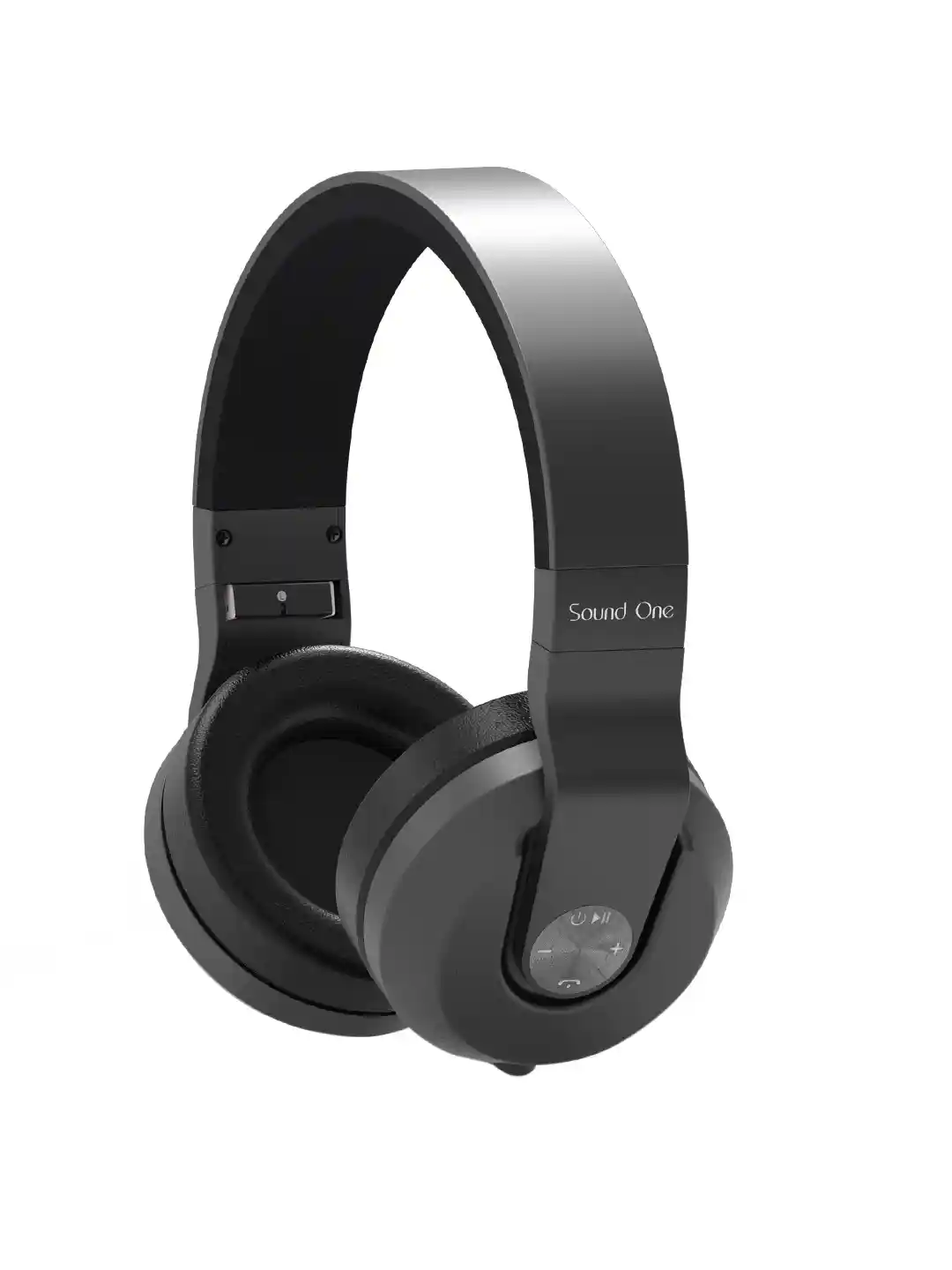 Buy Sound One Unisex Black V8 Bluetooth Wireless Headphones With