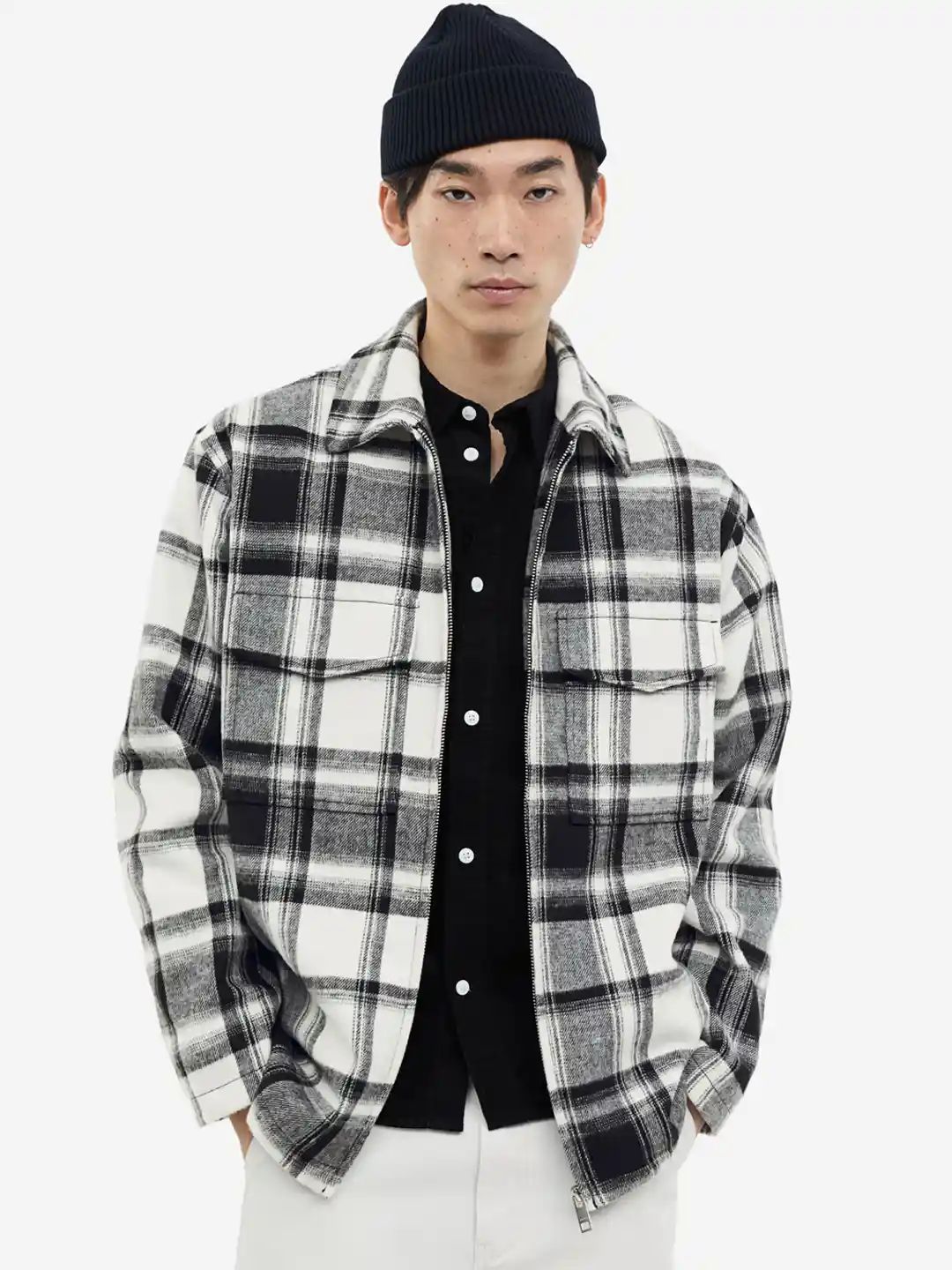 Buy H&M Regular Fit Shacket Shirts for Men 25154276 Myntra