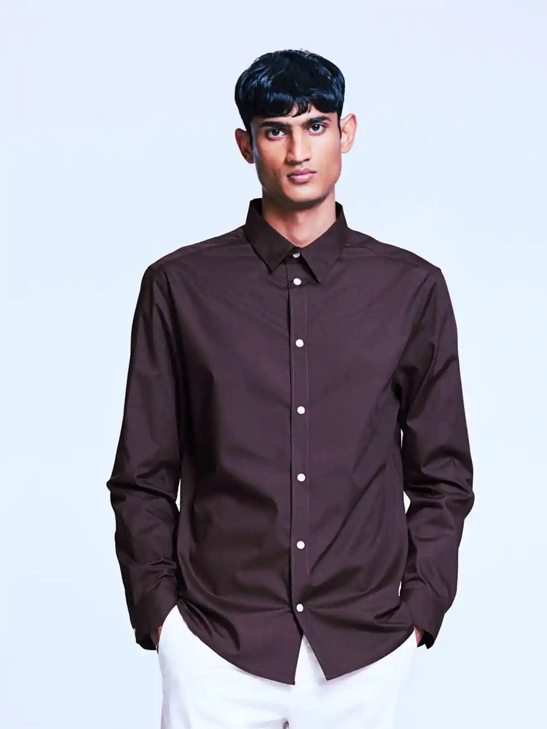 Buy H&M Slim Fit Easy-Iron Shirt Shirts for Men 25154592 Myntra