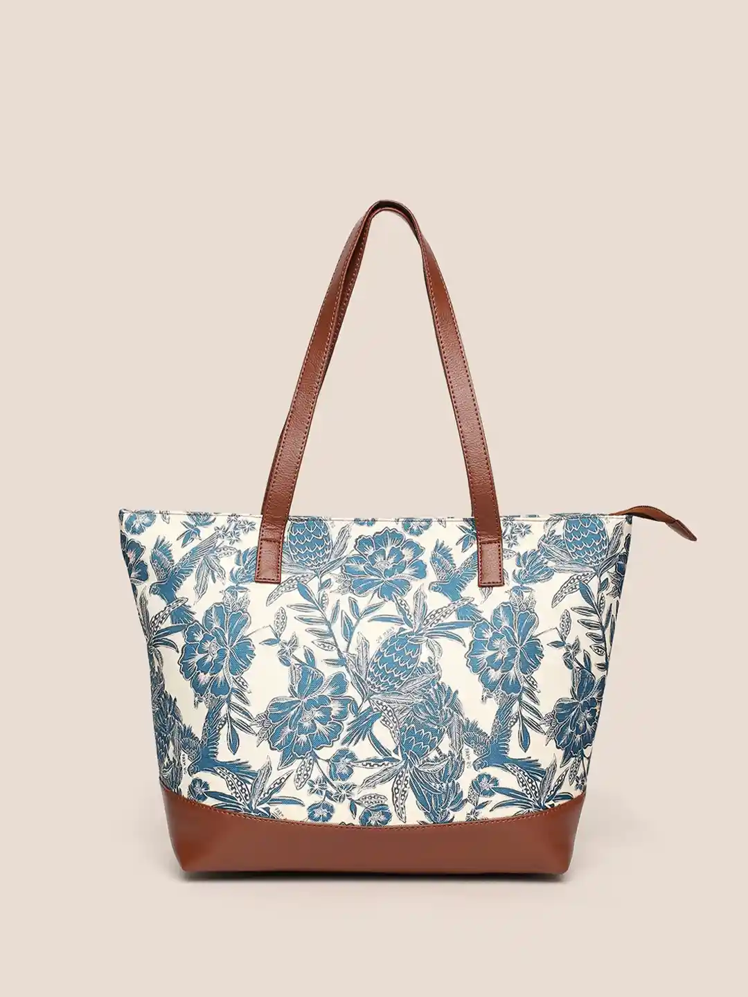 Canvas Tote Bags Online Myntra Buy Anouk Floral Printed Shopper