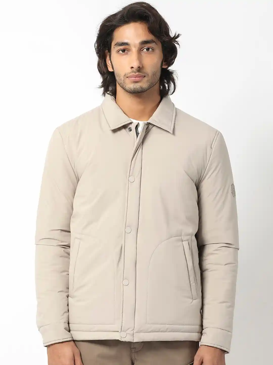 Buy RARE RABBIT Men Wanza Puffer Spread Collar Padded Jacket