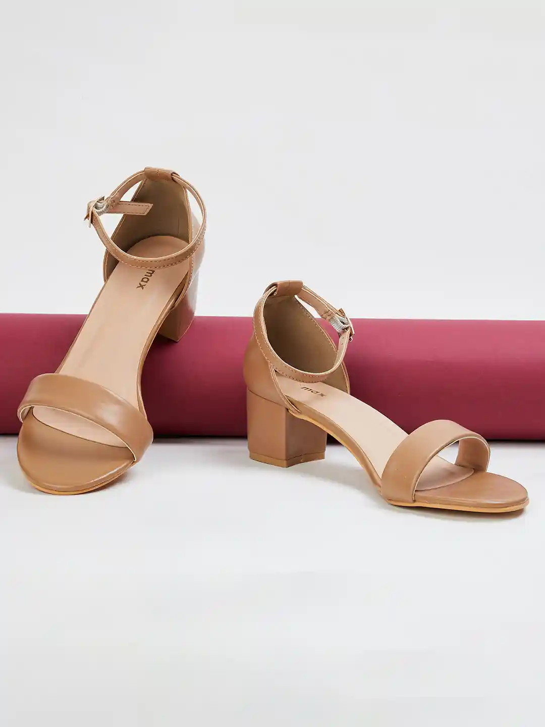 Buy max Open Toe Block Heels Heels for Women 25175400 Myntra