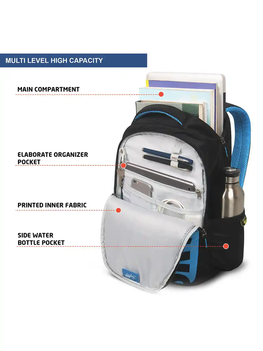 Buy Skybags Unisex Brand Logo 16 Inch Laptop Backpack Backpacks