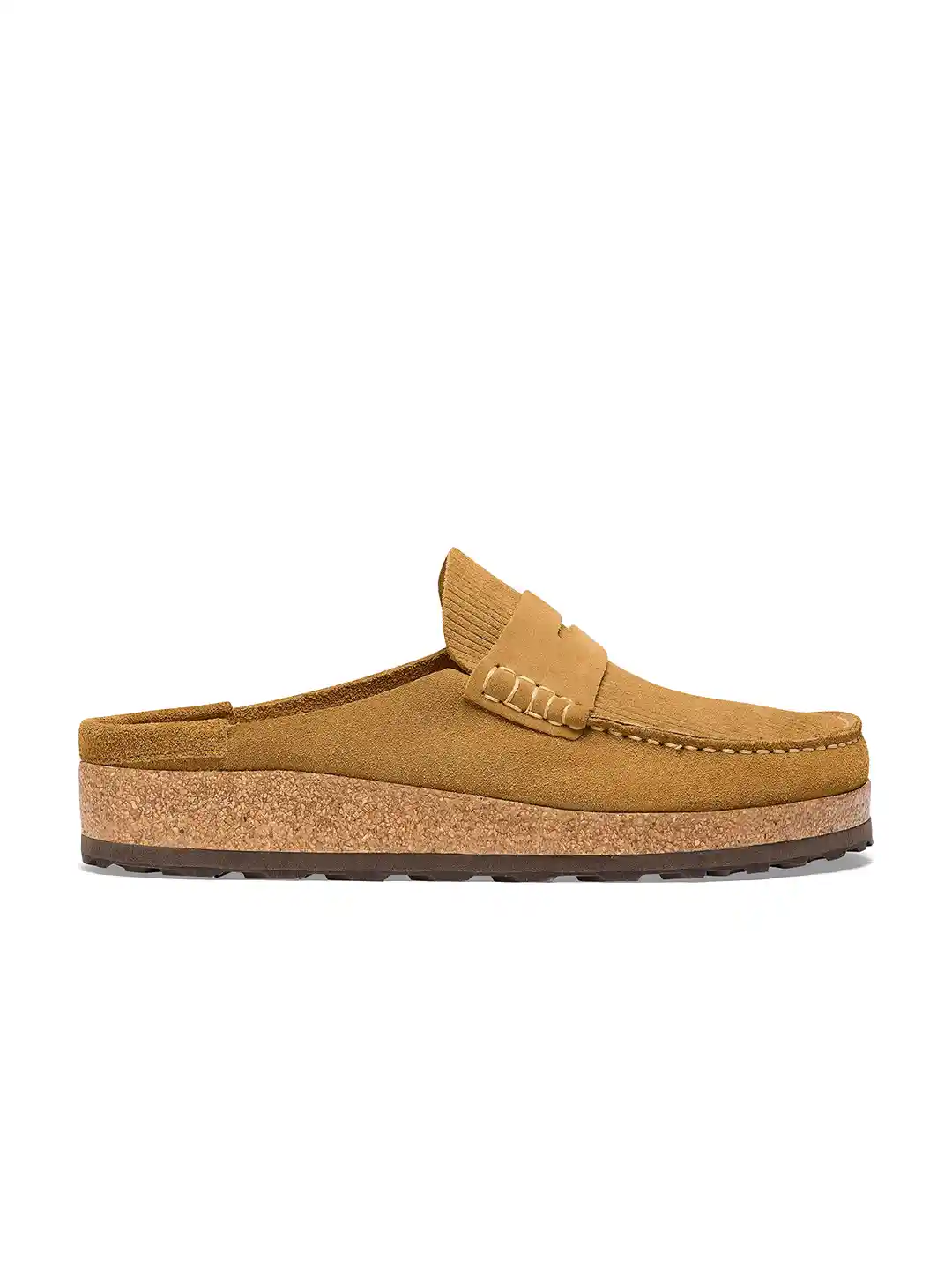 Buy Birkenstock Naples Corduroy Cork Brown Regular Width Suede