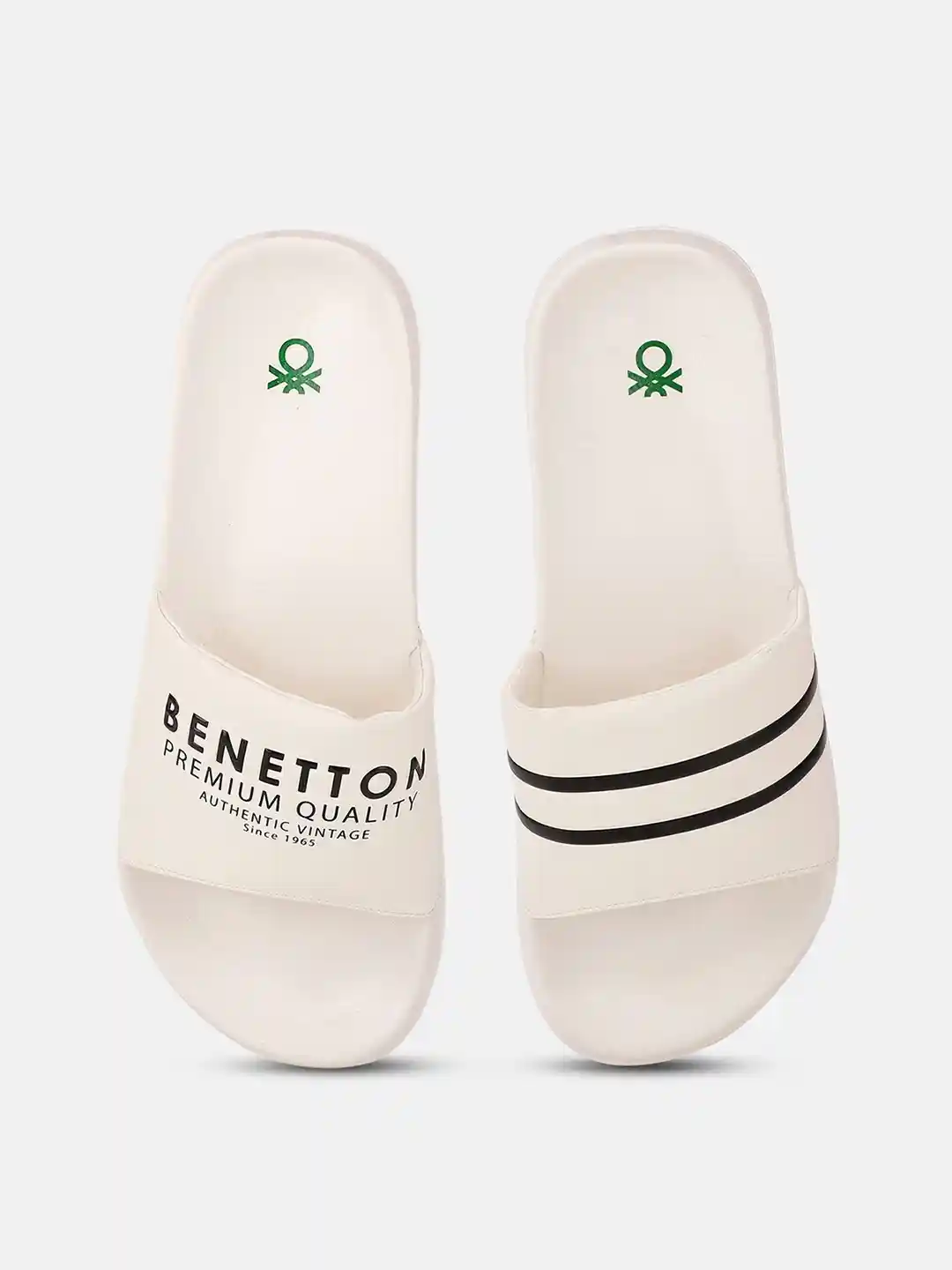 Buy United Colors of Benetton Men Printed Sliders Flip Flops for