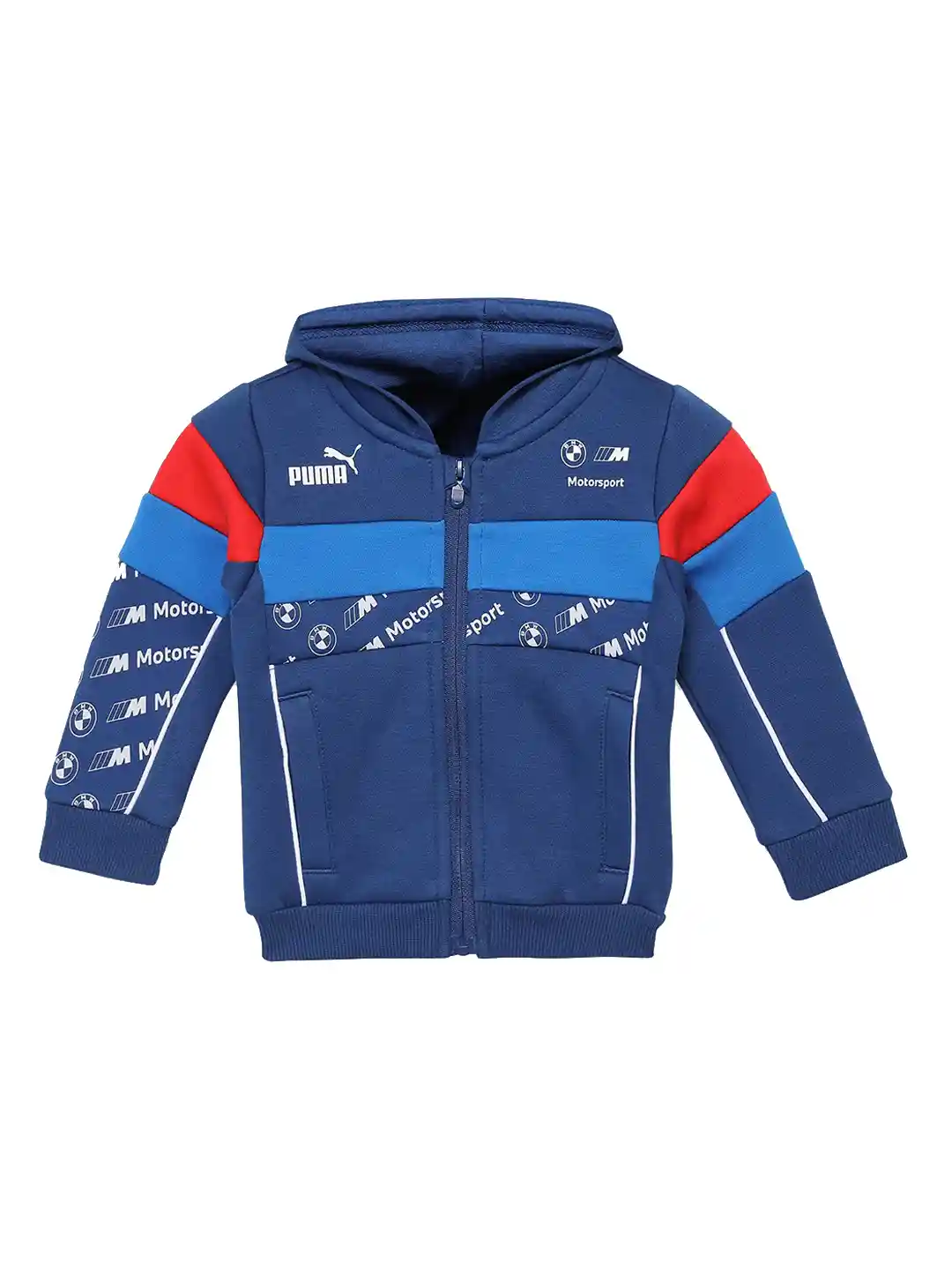 PUMA Motorsport BMW M SDS Kids Toddlers' Printed Cotton Sports Jacket