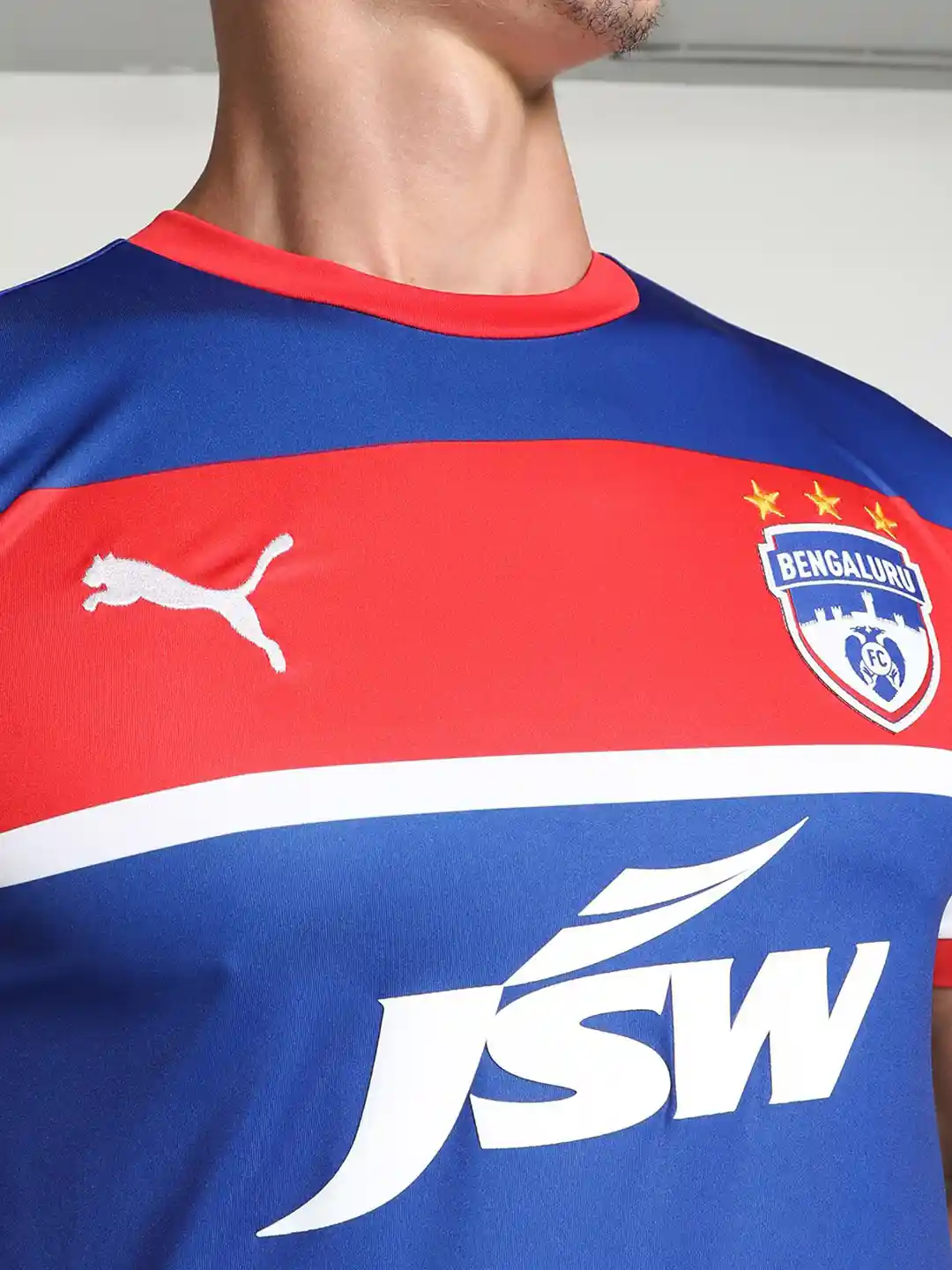 Buy Puma BFC Home Player Replica Men Football Slim Fit Jersey