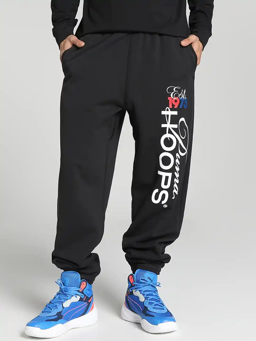 Track Pants Puma Tracksuit On Myntra Puma Men Printed Franchise