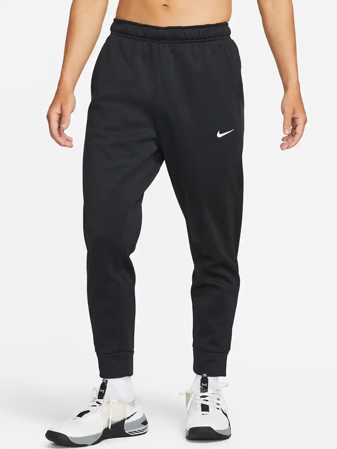 Buy Nike Men Black Therma-FIT Trackpants Track Pants for Men