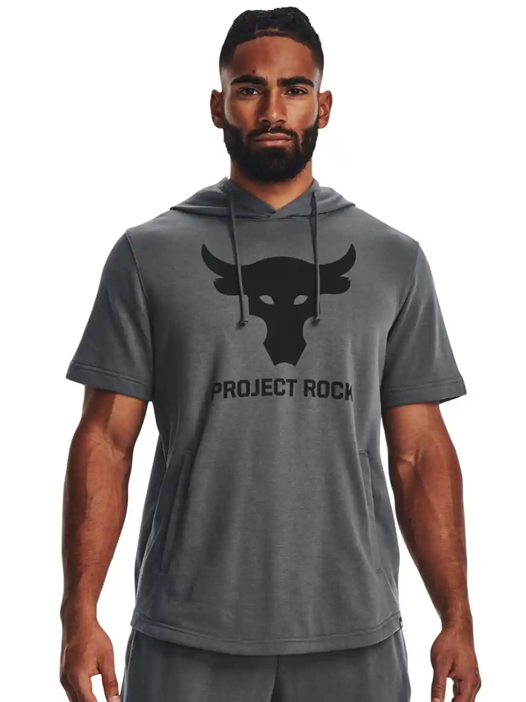 Buy UNDER ARMOUR Men Printed Short Sleeves Hoodie Sweatshirts