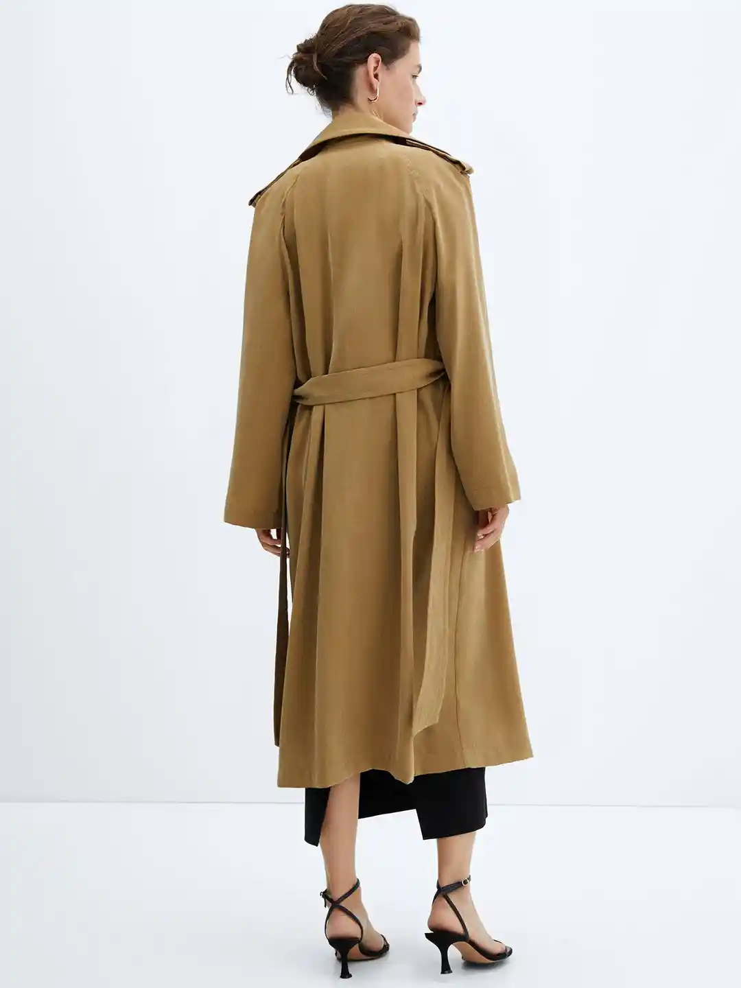 Buy MANGO Front-Open Trench Coat Coats for Women 25256792 Myntra