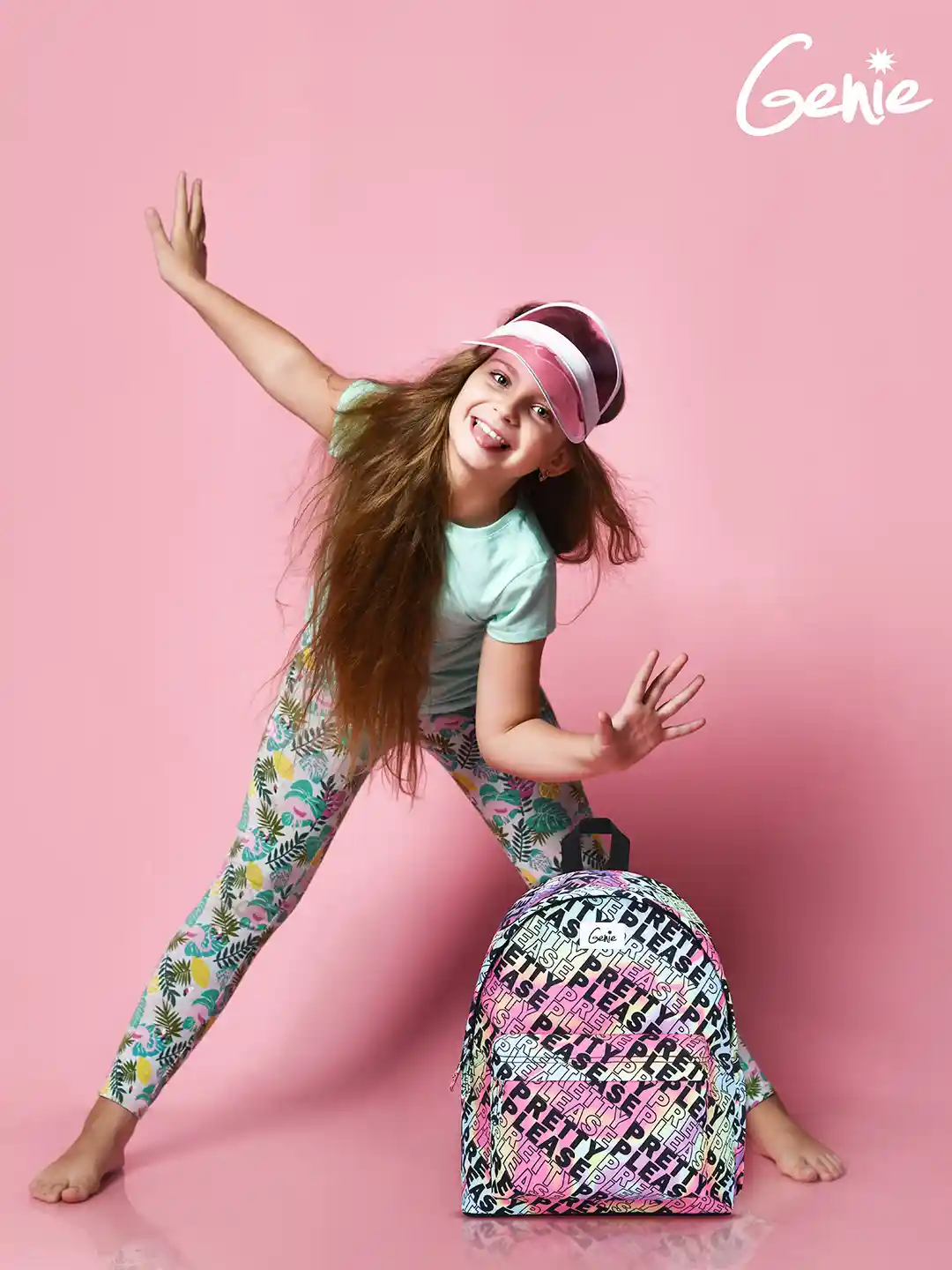 Buy Genie Women Typography 16 Inch Laptop Backpack Backpacks for