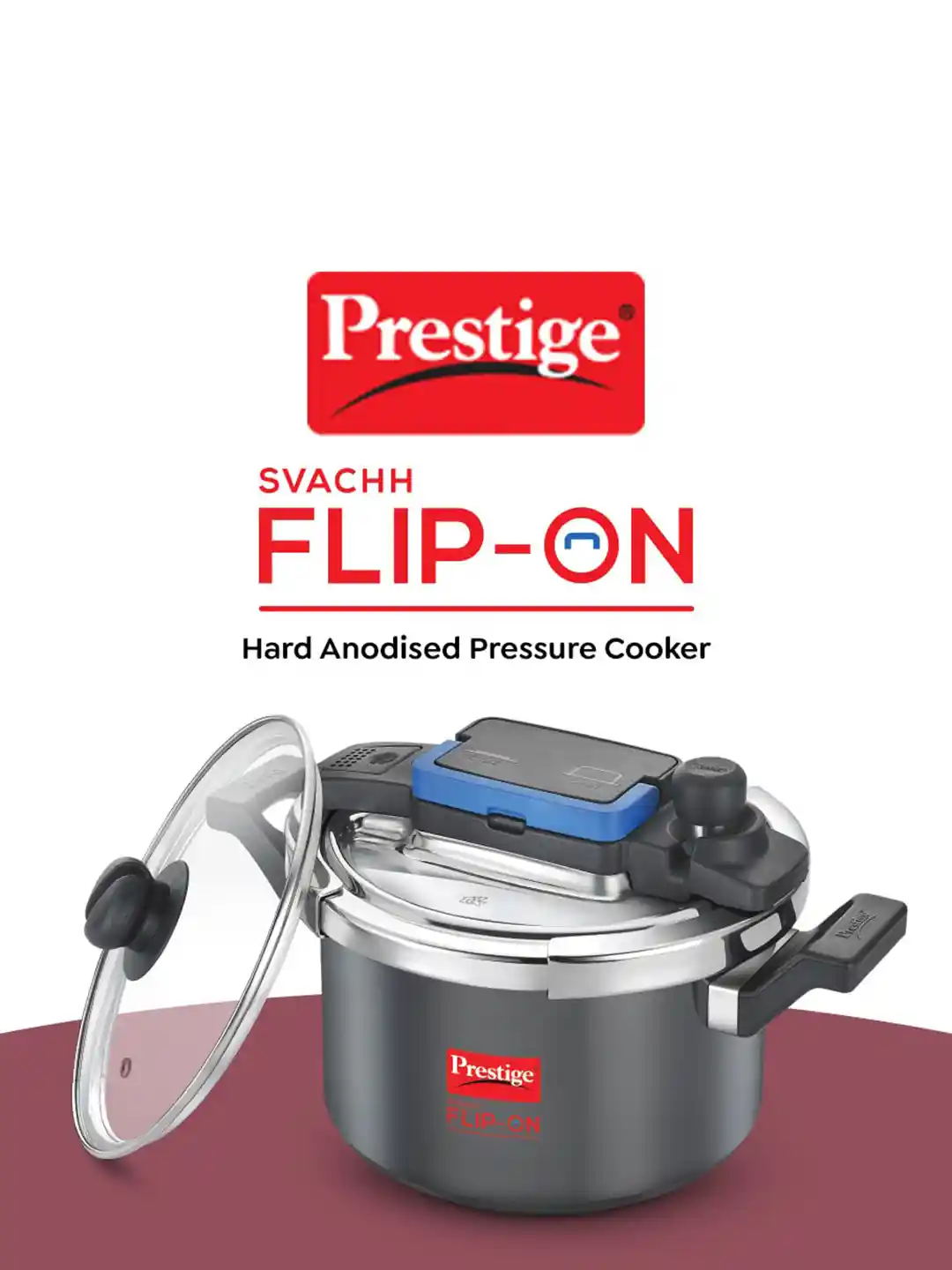 Buy Prestige Svachh Flip-on Black Carbon Steel Spillage Control