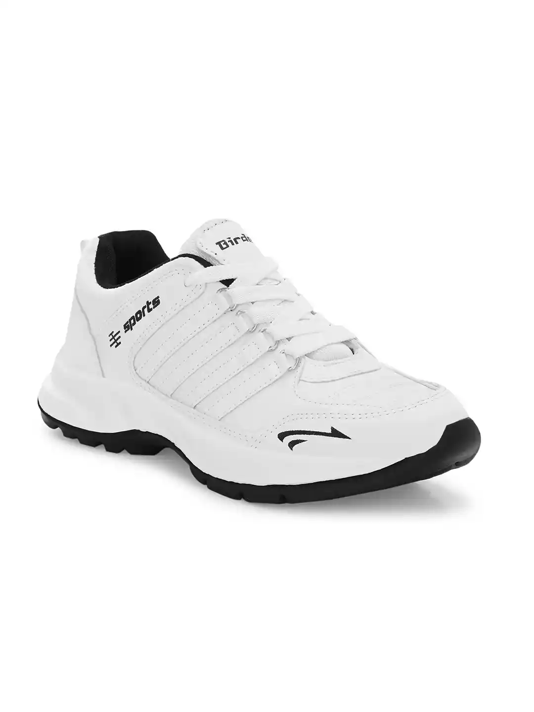 Buy BIRDE Men White Leather Walking Non-Marking Shoes Sports