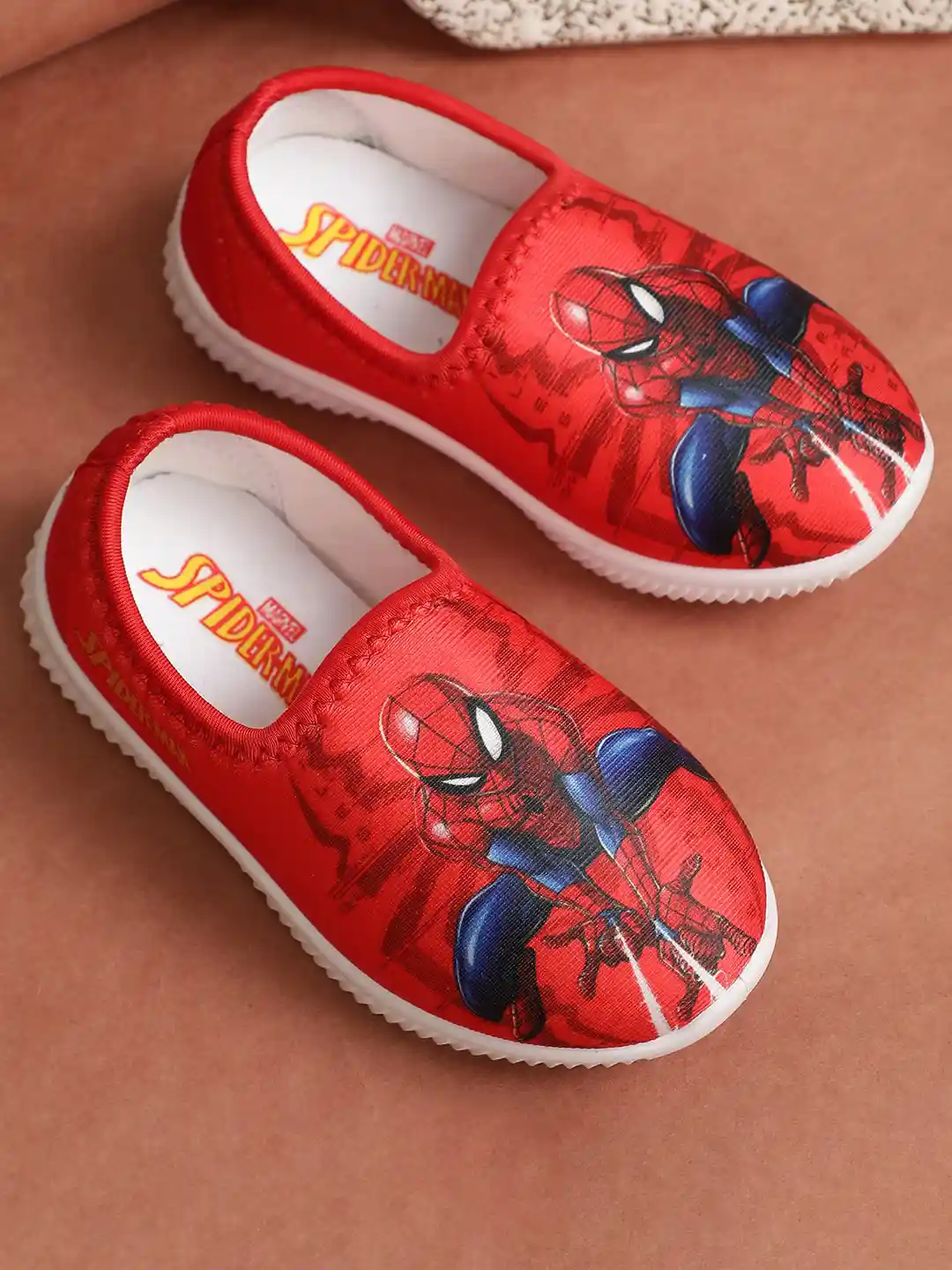 Buy Kids Ville Boys Spiderman Printed Slip-On Sneakers Casual