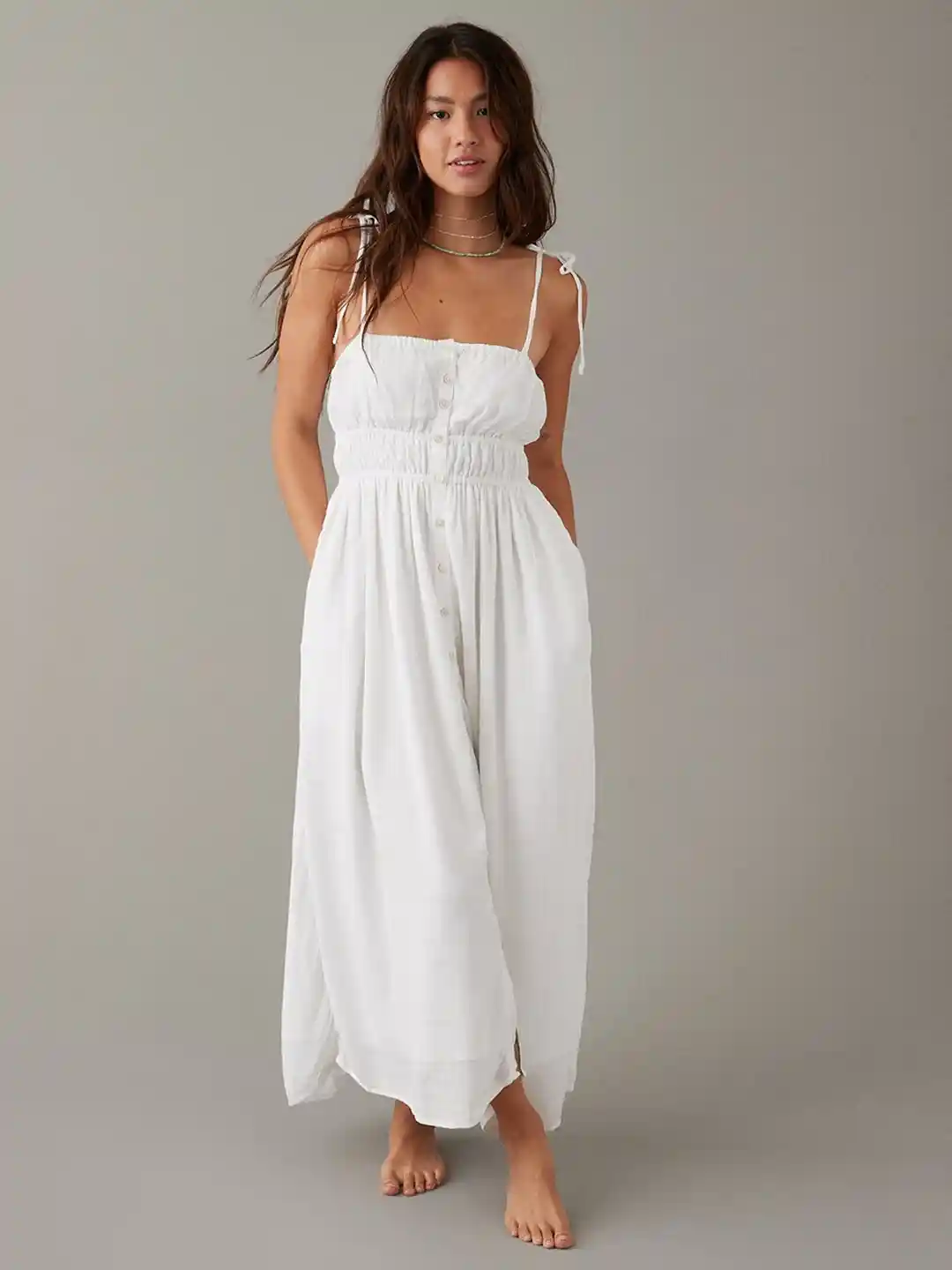 green midi cocktail dress Women's The Genevieve 100% Cotton Toile Strapless | Color: Kelly Green | Size: L Long Tank Dress - Color:Denim Combo The House of CB collection-cocktaildresses