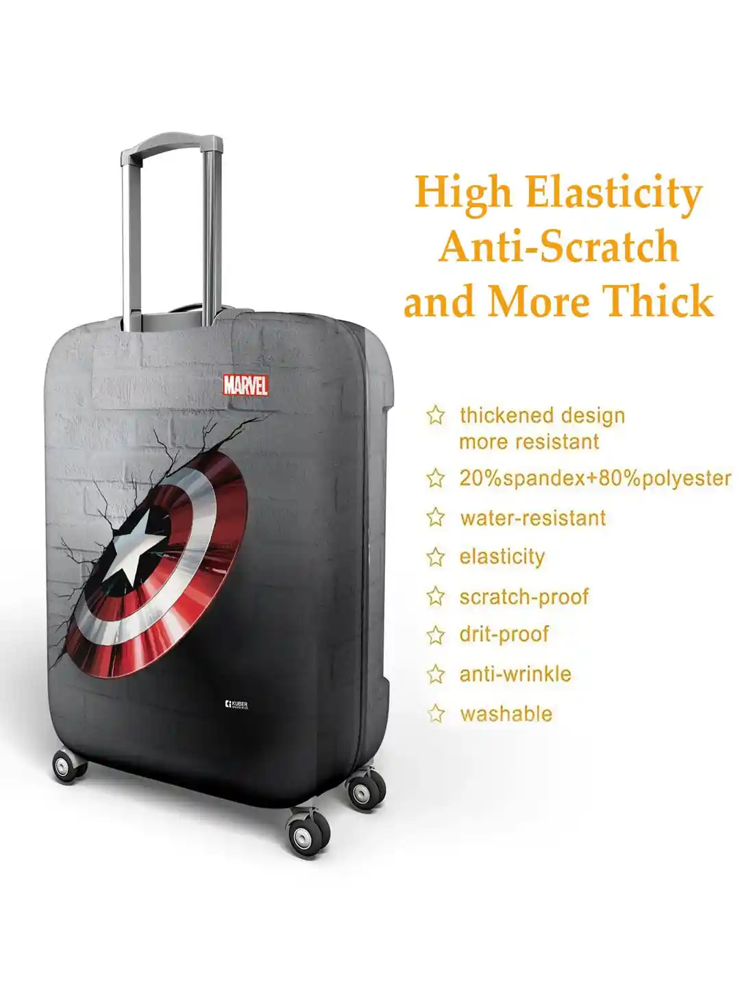 Buy Kuber Industries Marvel Captain America Shield Stretchable