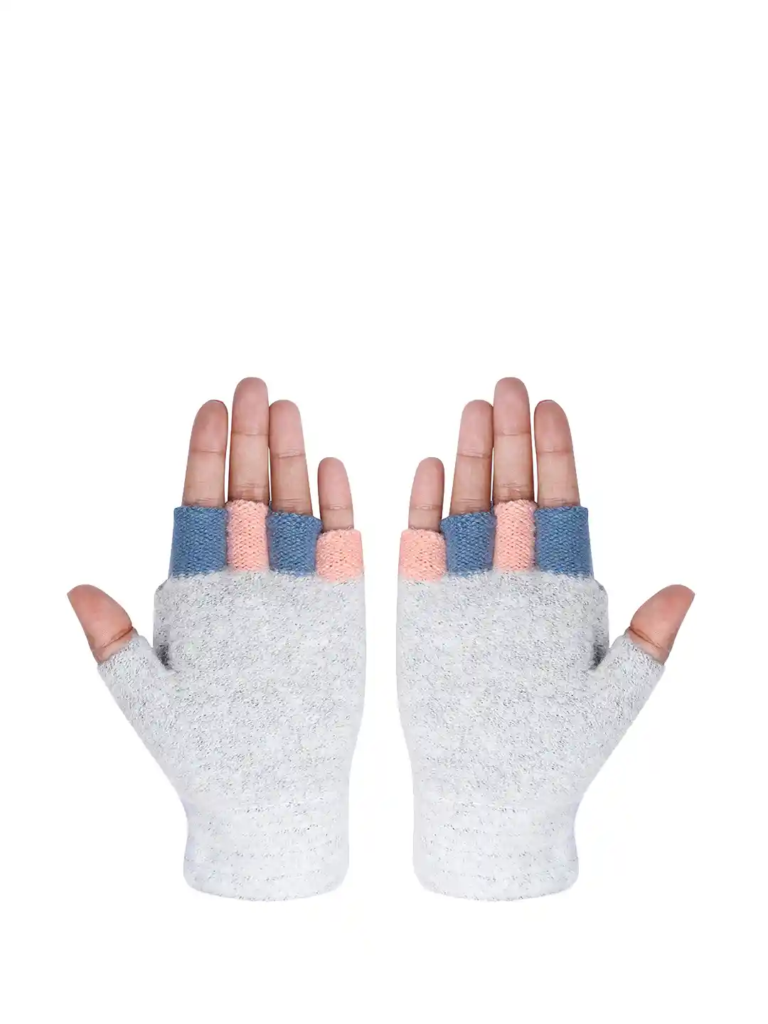 Buy LOOM LEGACY Winter Acrylic Half Finger Hand Gloves Gloves