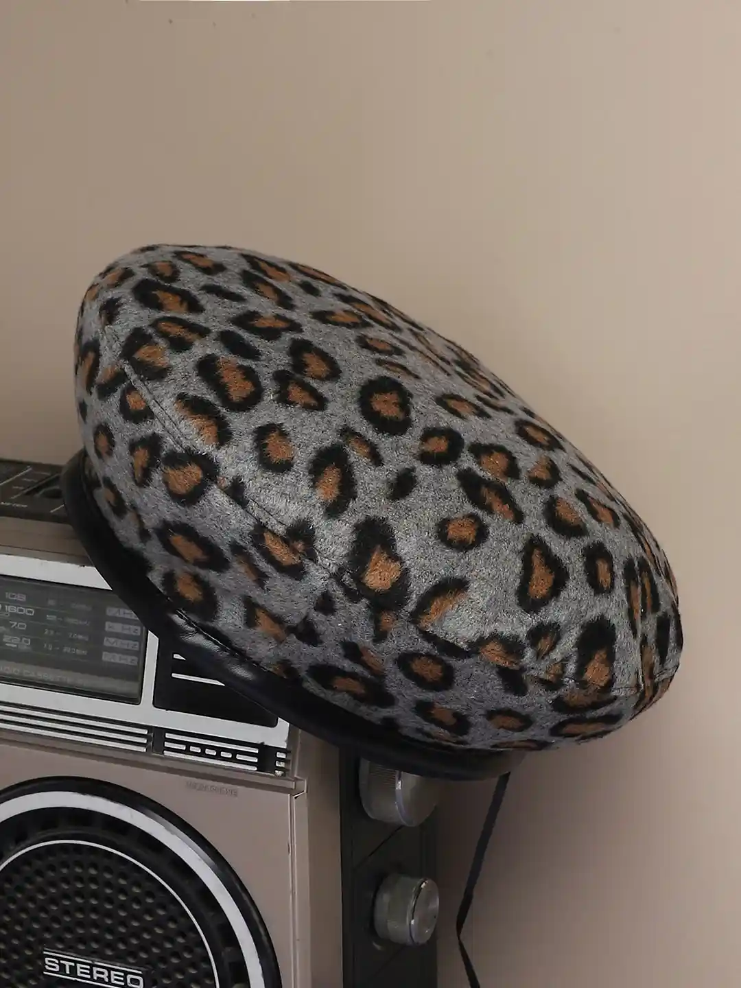 Buy HAUTE SAUCE Women Leopard Printed Casual Beret Hat Hat for