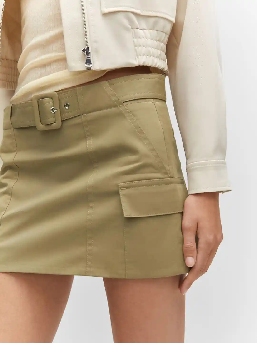 Mini Skirt Utility Skirt And Top Utility Biker Denim Mini Skirt