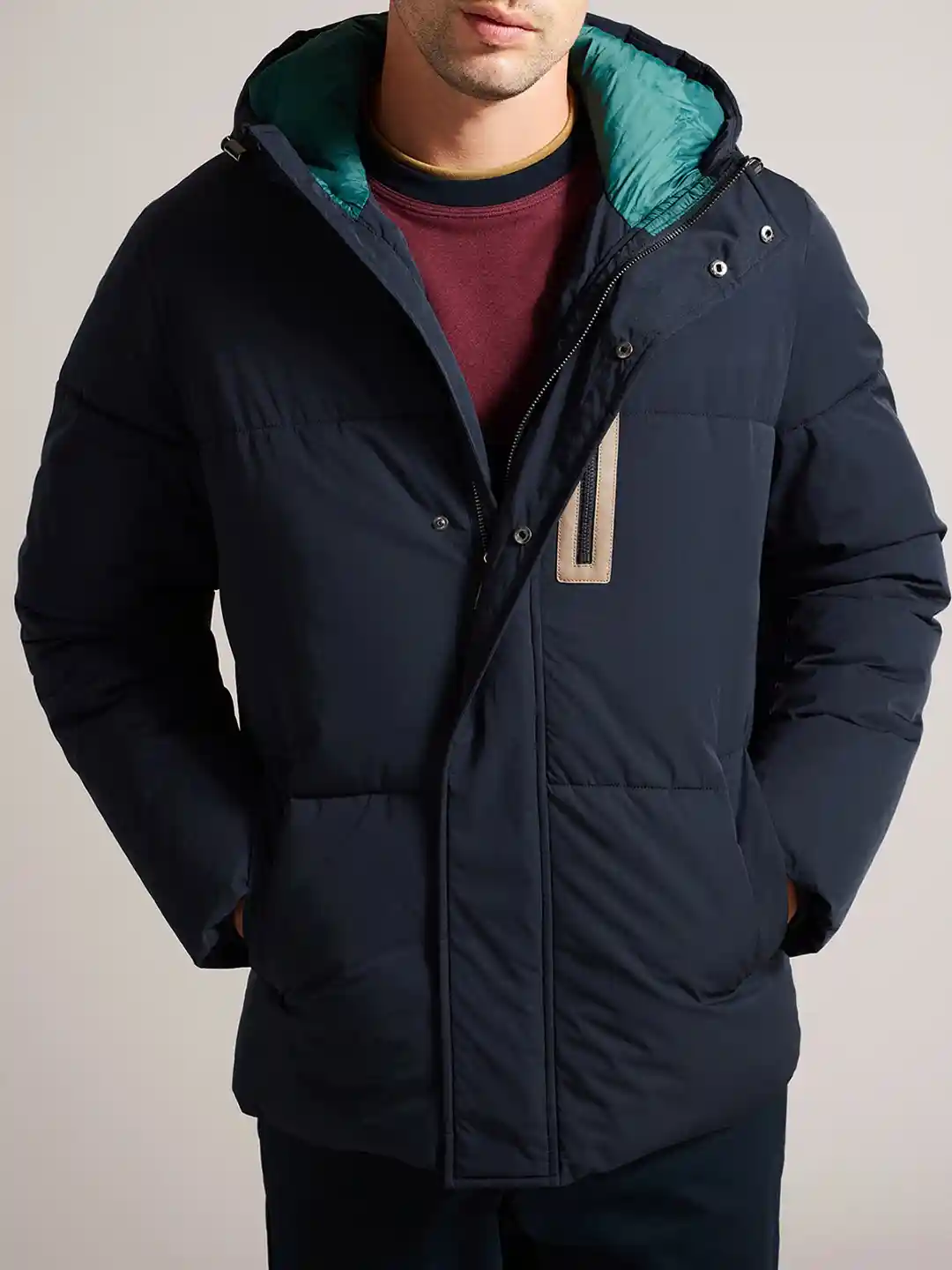 Buy Ted Baker Hooded Puffer Jacket Jackets for Men 25405880 Myntra