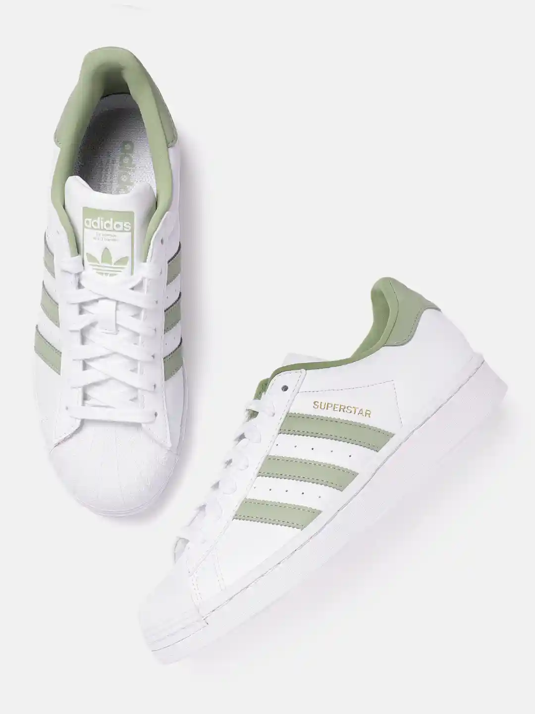 Buy ADIDAS Originals Women Striped Superstar Sneakers with