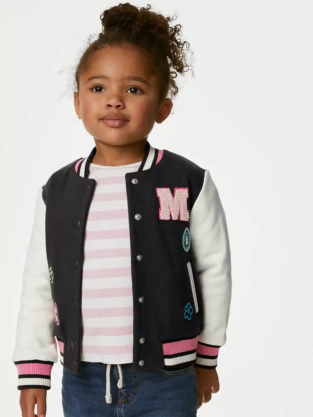 Buy Marks Spencer Girls Minnie Mouse Printed Sequined Varsity