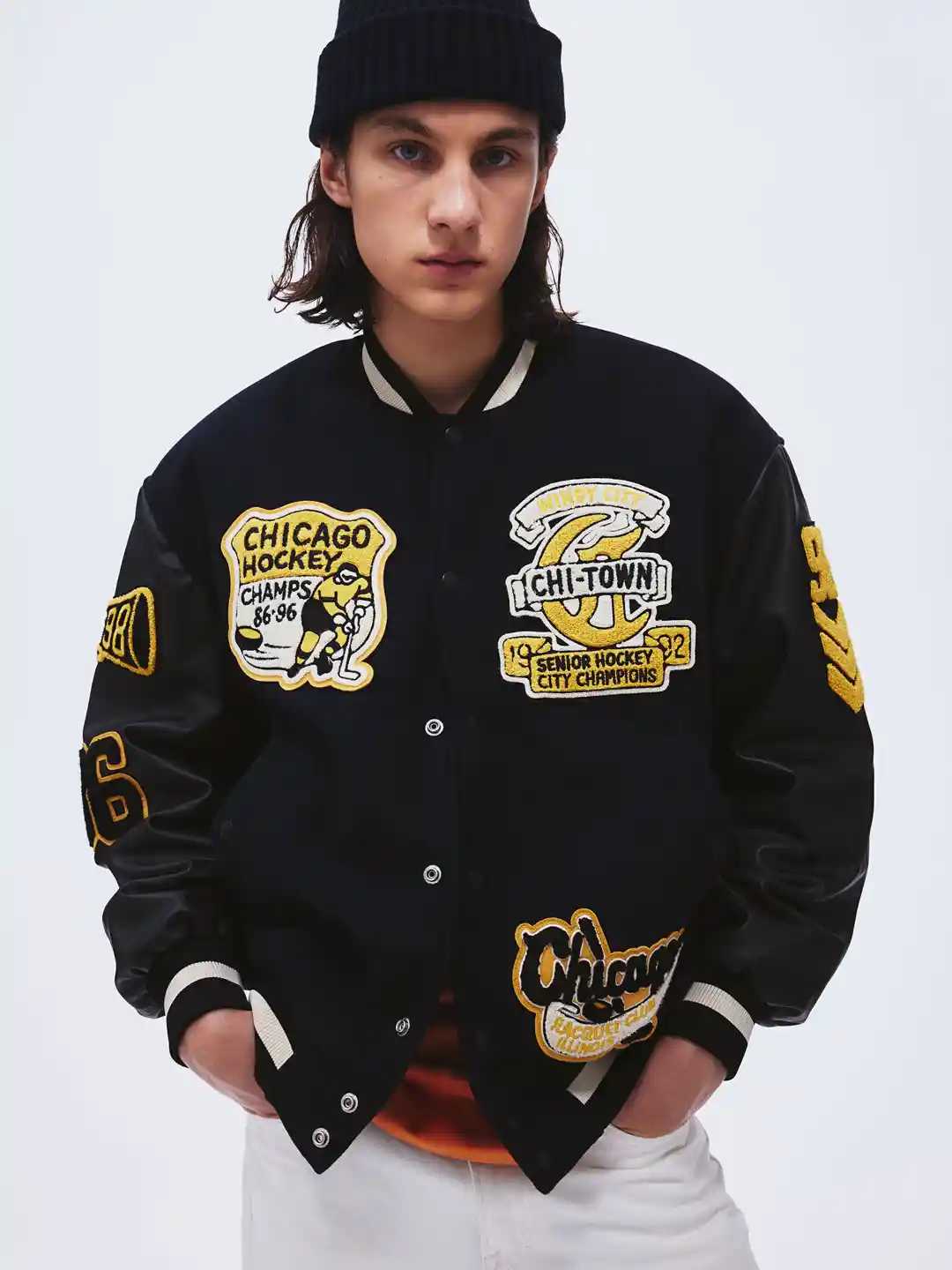 Buy H&M Loose Fit Baseball Jacket Jackets for Men 25451504 Myntra