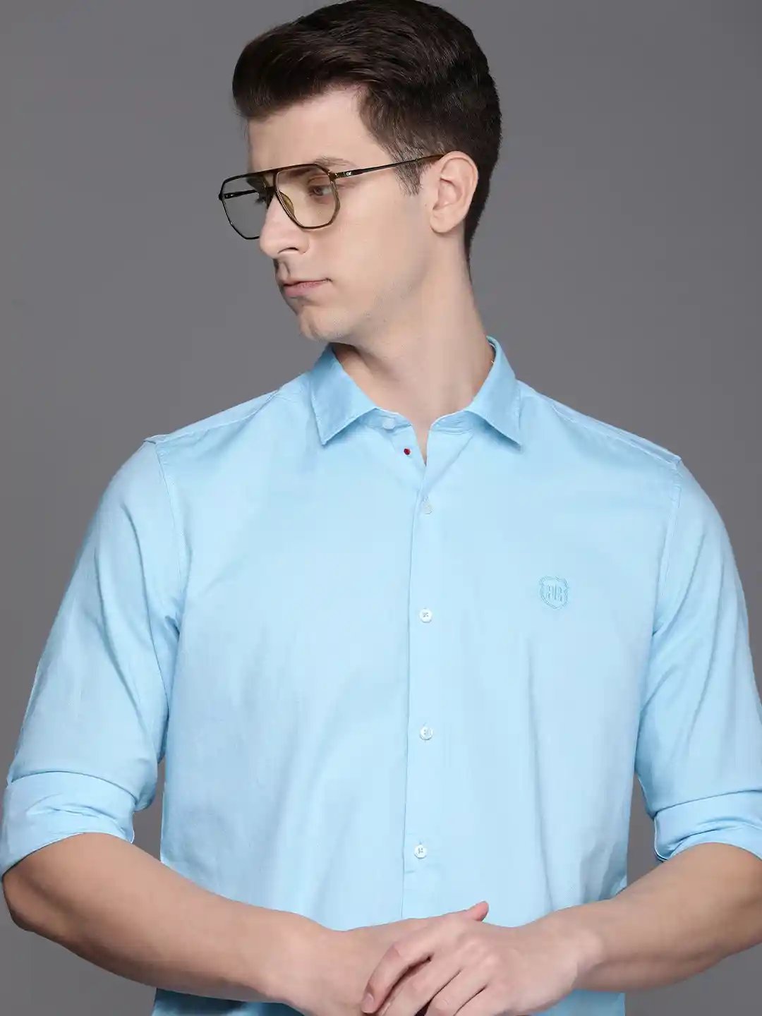 Buy Raymond Solid Pure Cotton Casual Shirt Shirts for Men
