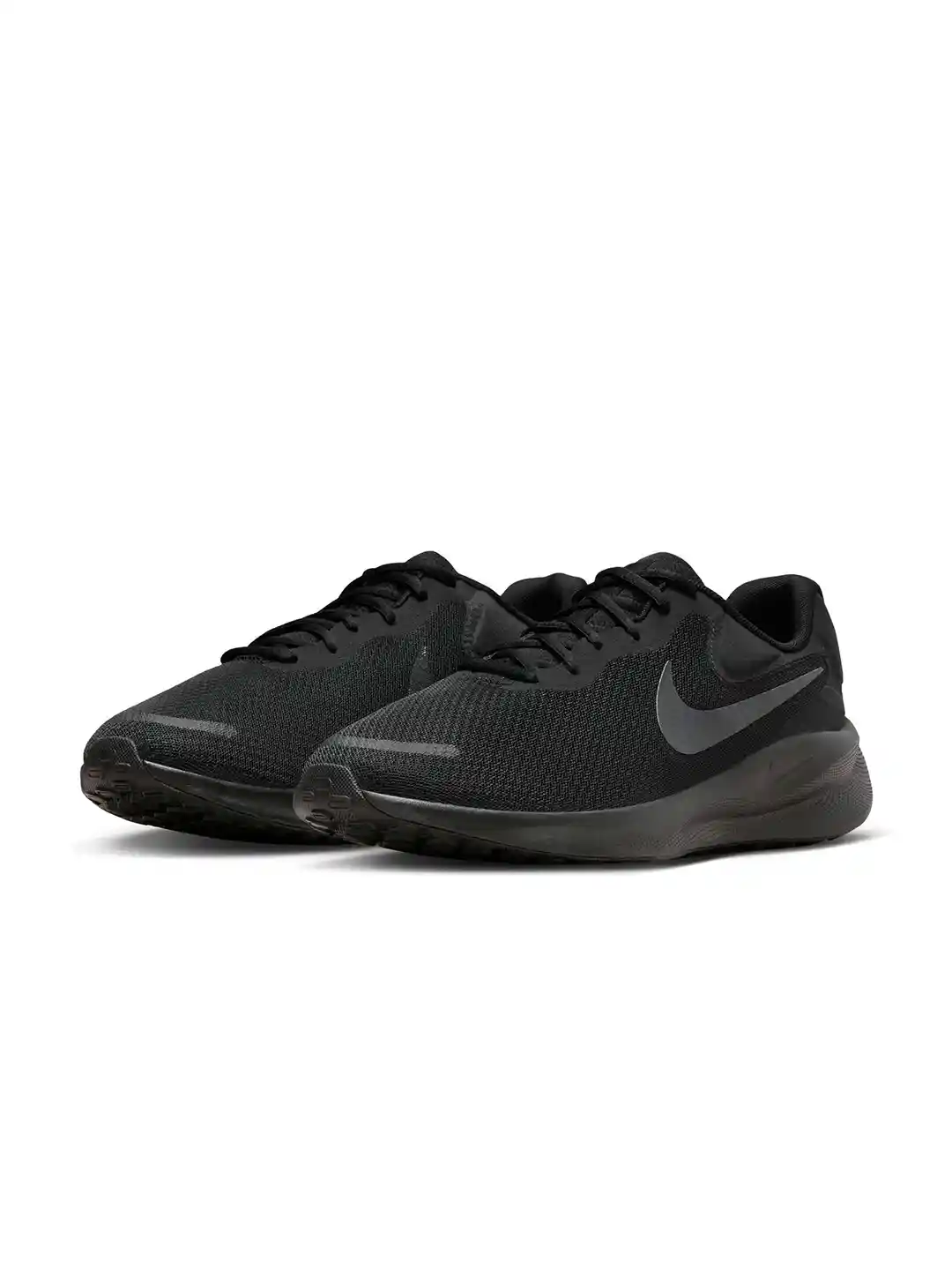 nike men black revolution 4 running shoes