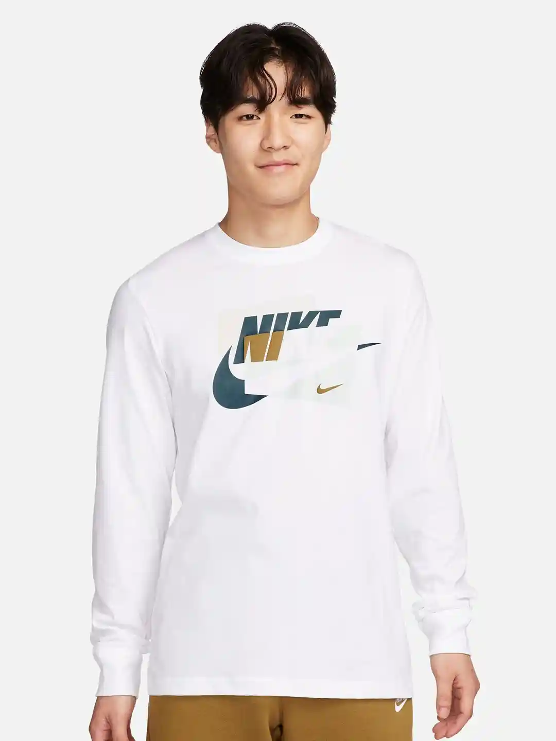 nike men's long sleeve cotton t shirts