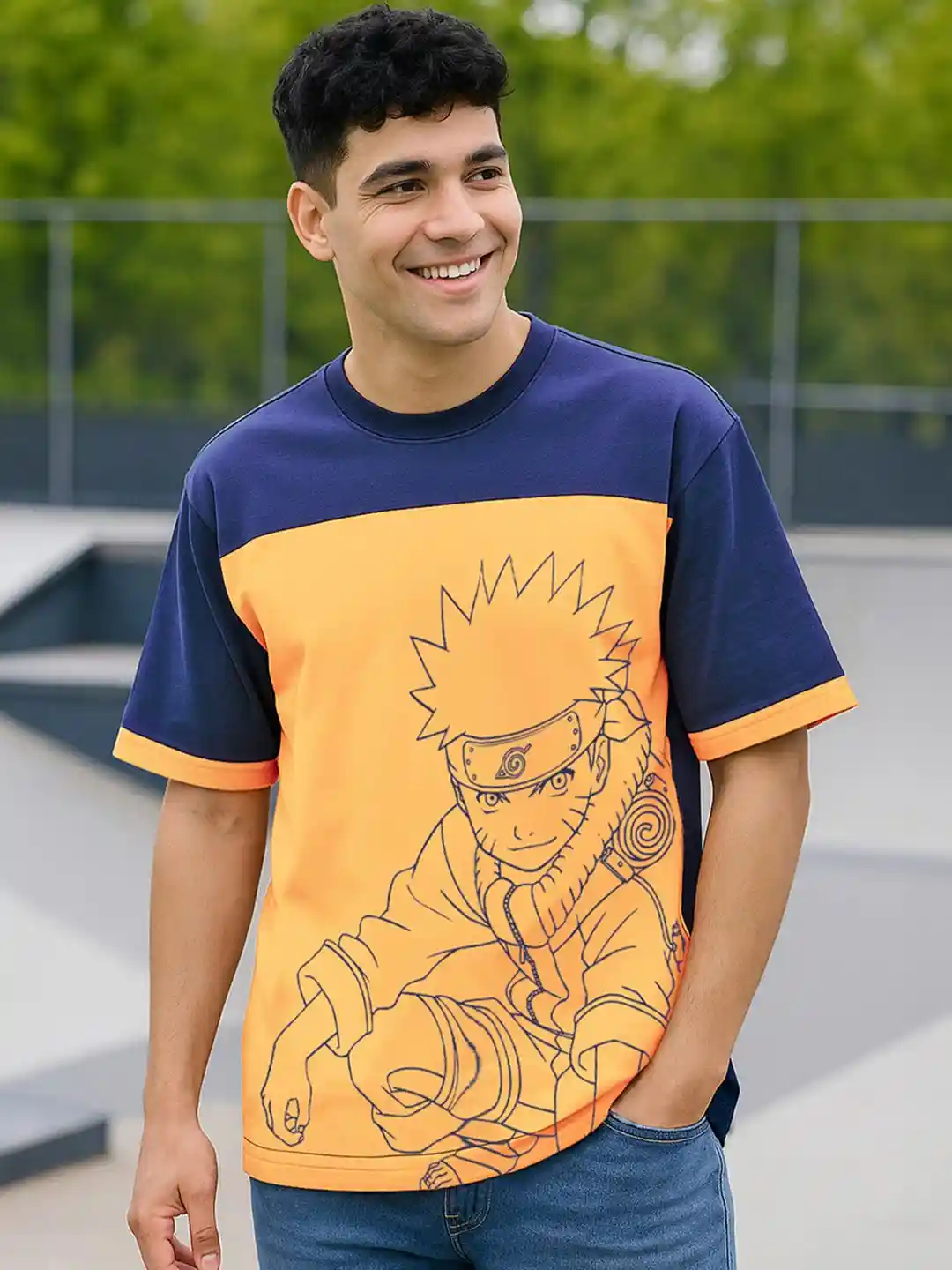 Buy Bewakoof Official Naruto Merchandise Ninja Way Graphic Printed