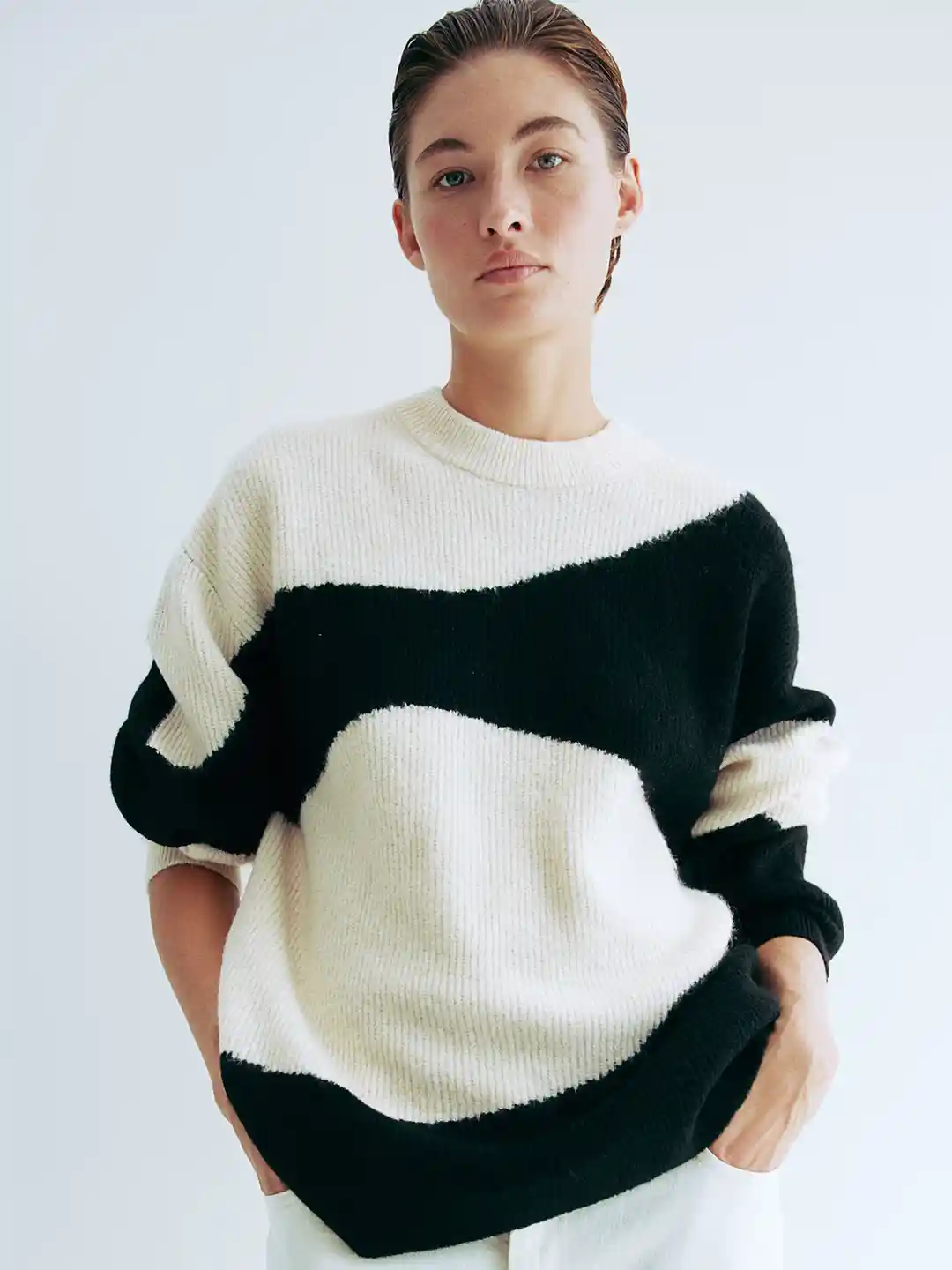 Buy H&M Jacquard-Knit Jumper Sweaters for Women 25545570 Myntra