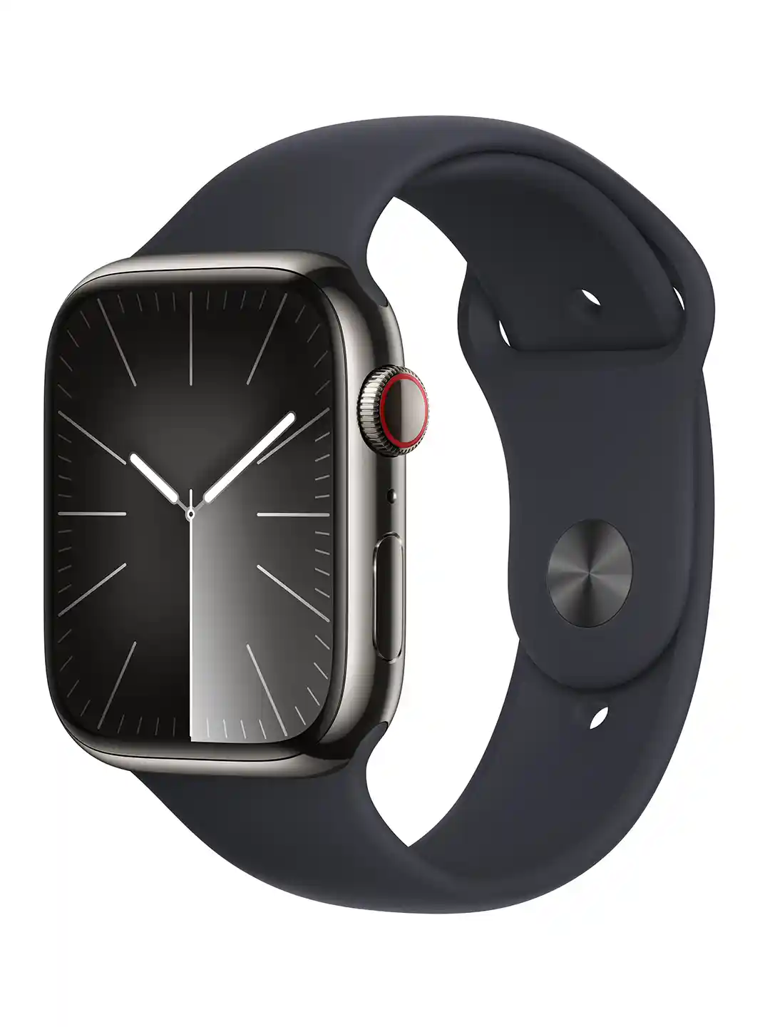 Jam Tangan Apple Watch Space Grey Black Band Sport Band Apple