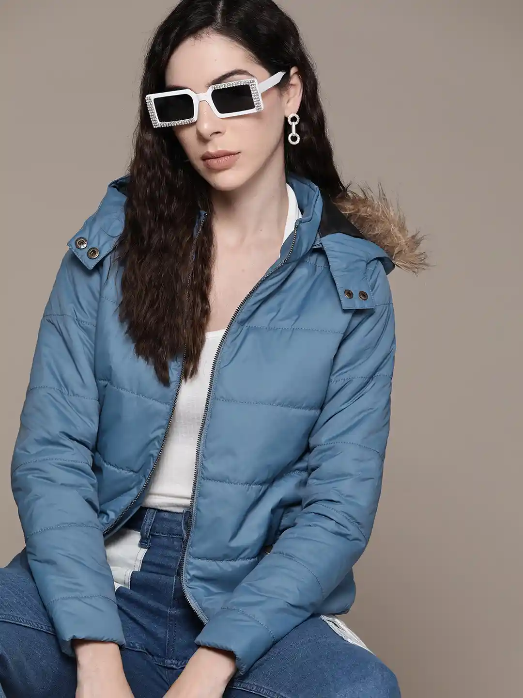 Buy Roadster Women Solid Outdoor Puffer Jacket Jackets for Women