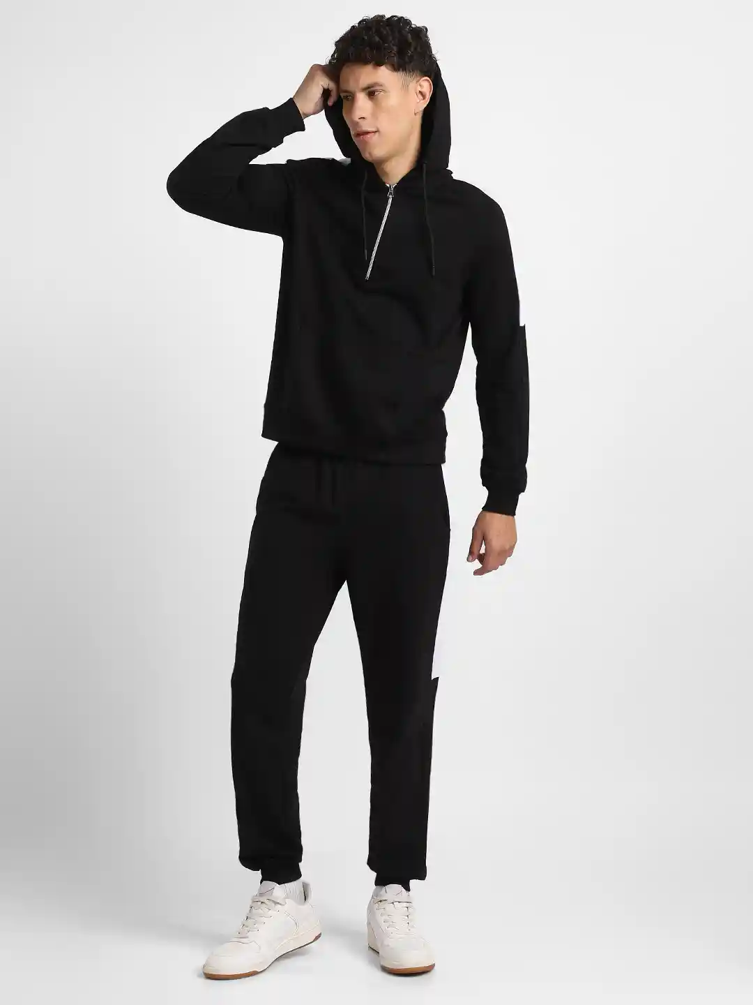 Buy NOBERO Hooded Pure Cotton Sweatshirt with Joggers Tracksuits