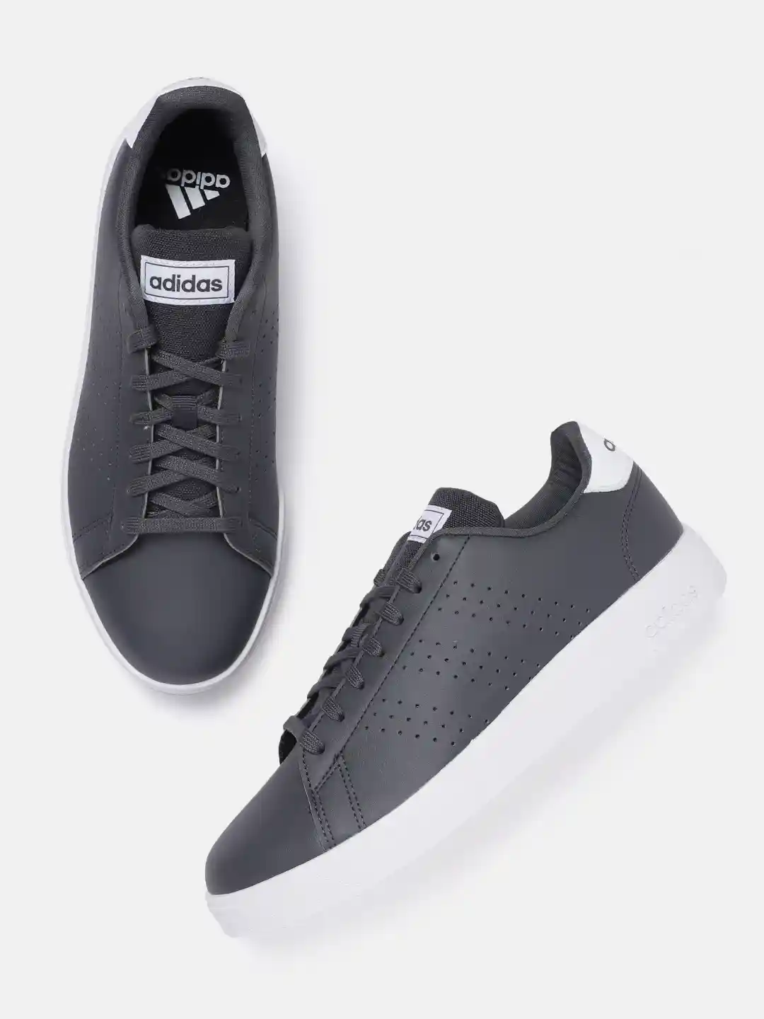 Adidas Sportswear Adidas Cloudfoam Advantage Leather Sneakers