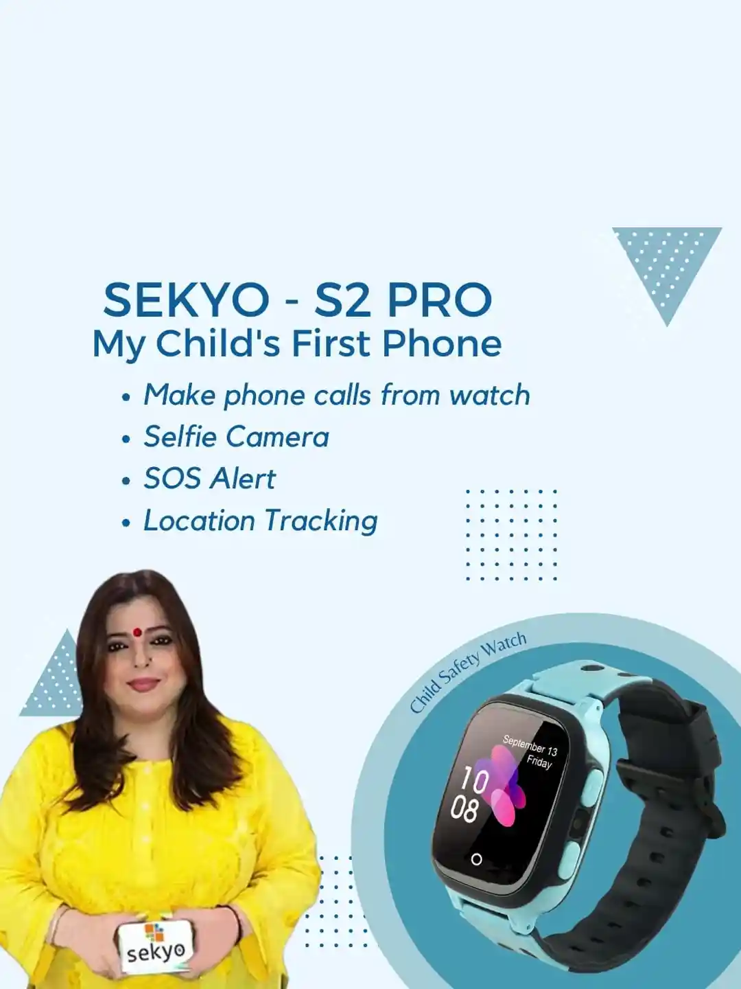 Buy sekyo Kids S2 Voice Calling Location Tracking Smart Watch