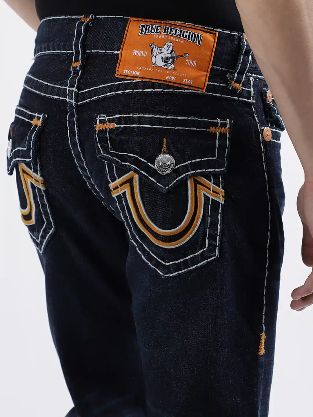 Buy True Religion Men Super T Billy Regular Fit Mid-Rise Clean